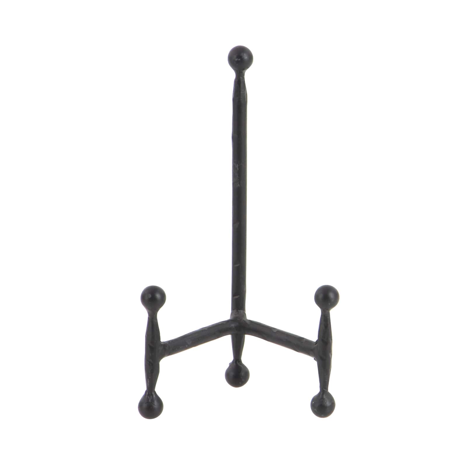 Set of 3" Black Metal Modern Easel, 12", 10", 8"