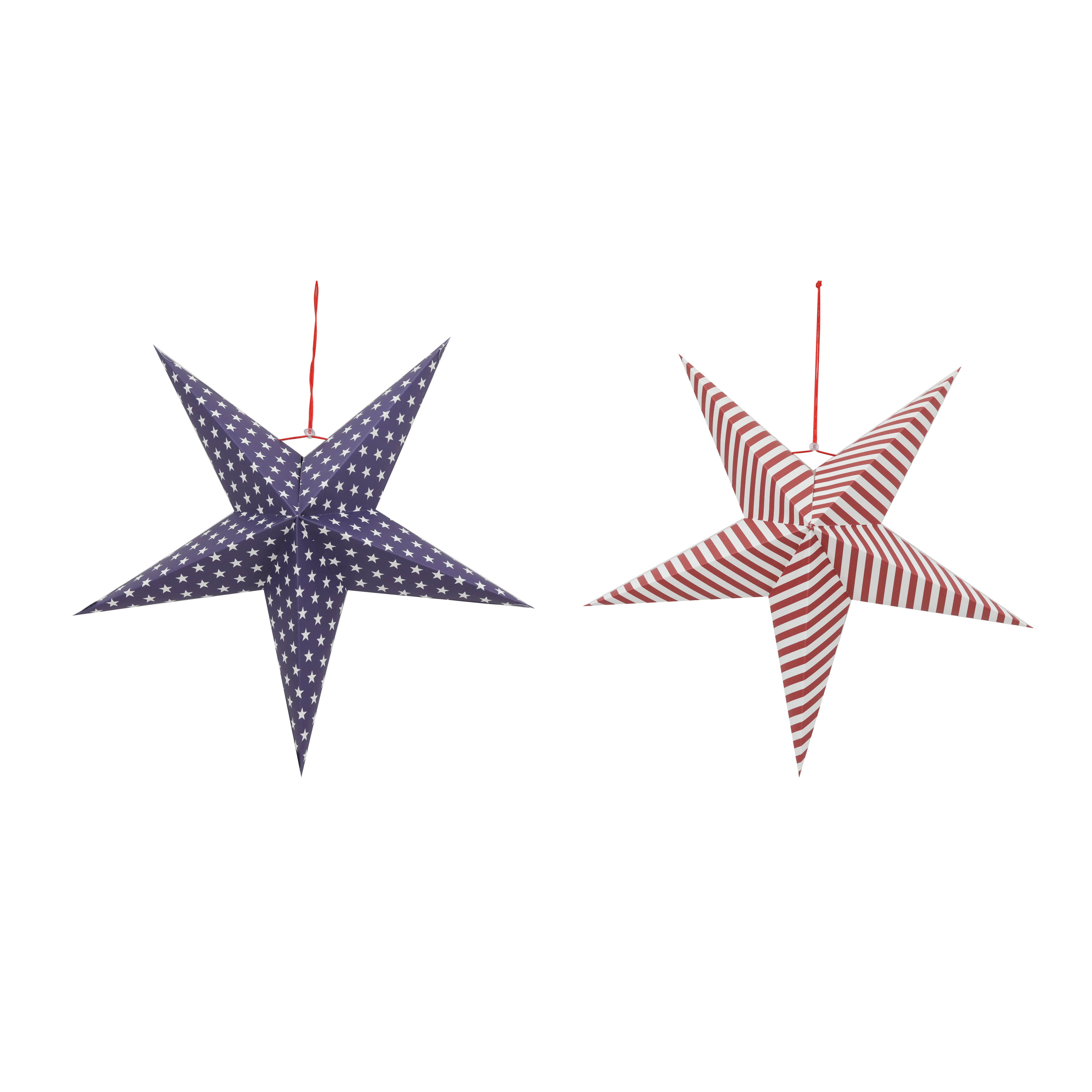 Assorted Small Patriotic Paper Star D&#xE9;cor by Celebrate It&#x2122;