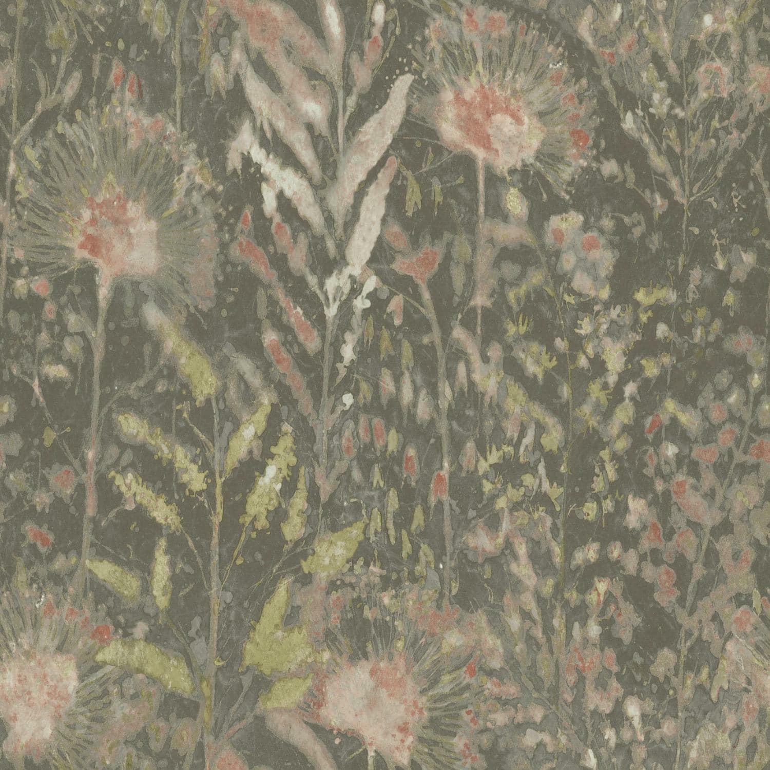 Dandelion Floral Wallpaper, Wallpaper Peel and Stick