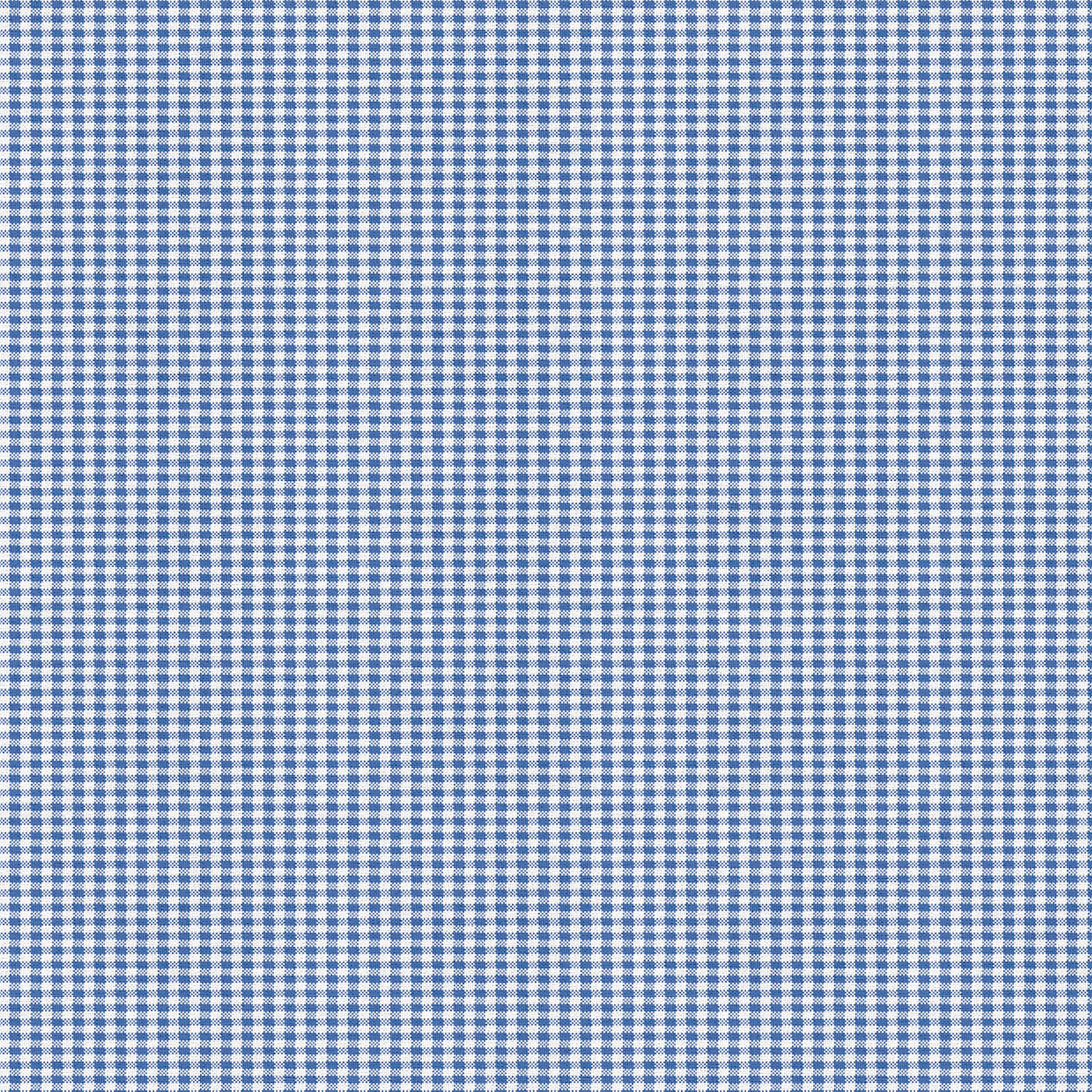 Fabric Editions Blue Gingham Cotton Fabric