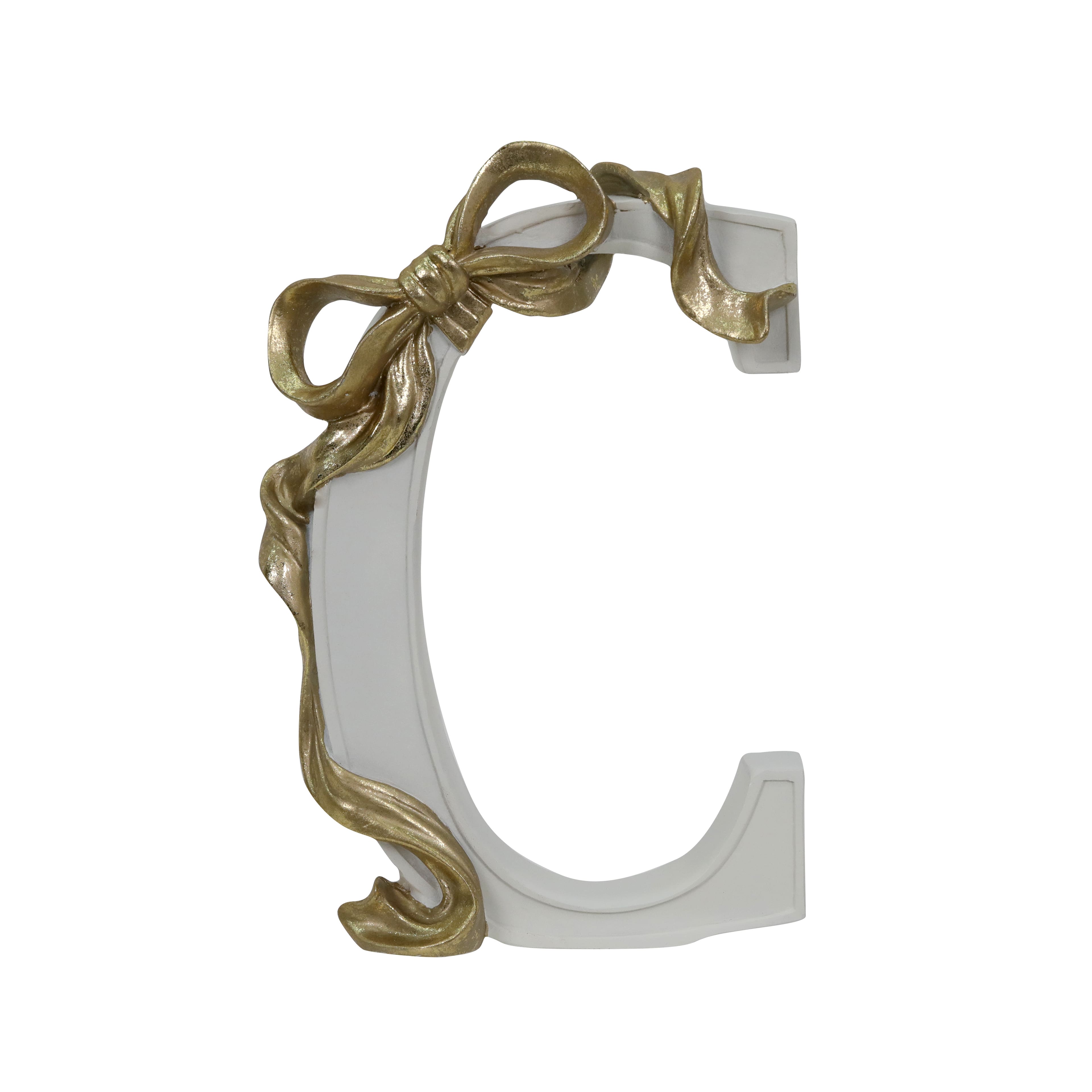 8.25&#x22; Gold Bow Monogram Letter by Ashland&#xAE;