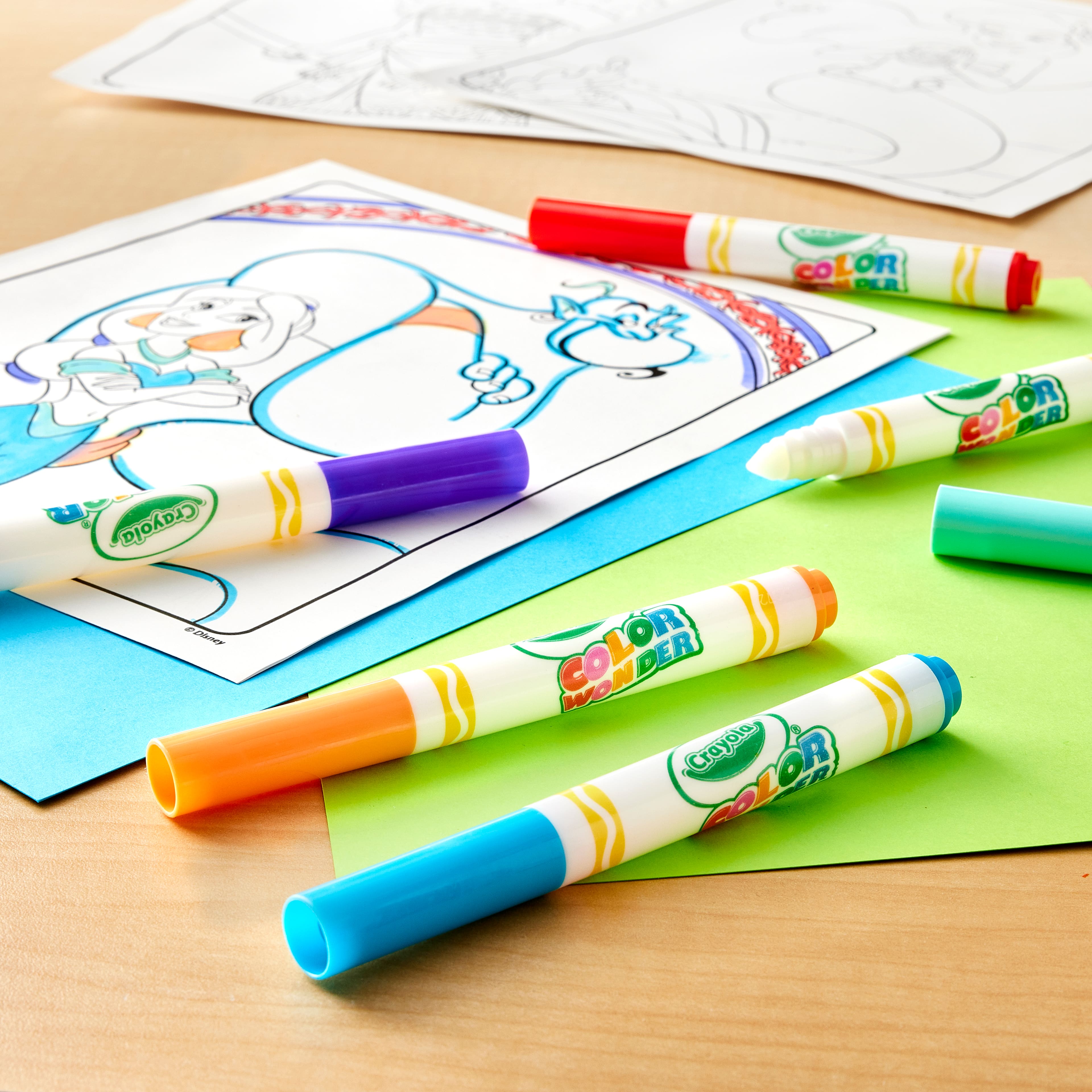 Crayola Color Wonder Color Pages & Markers, Mess Free, Disney Princess