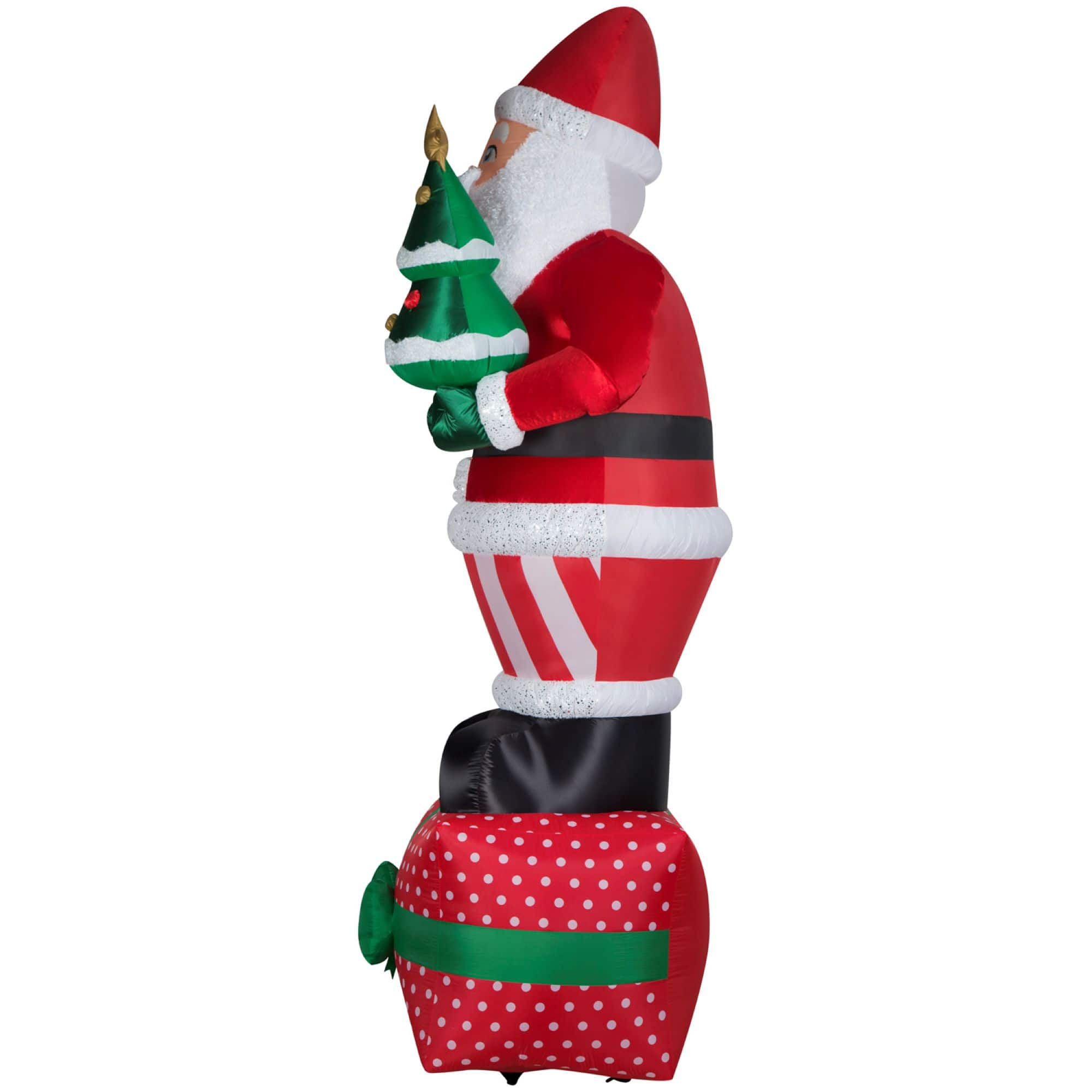 Airblown&#xAE; 10ft. Christmas Inflatable Luxe Santa on Gift Box