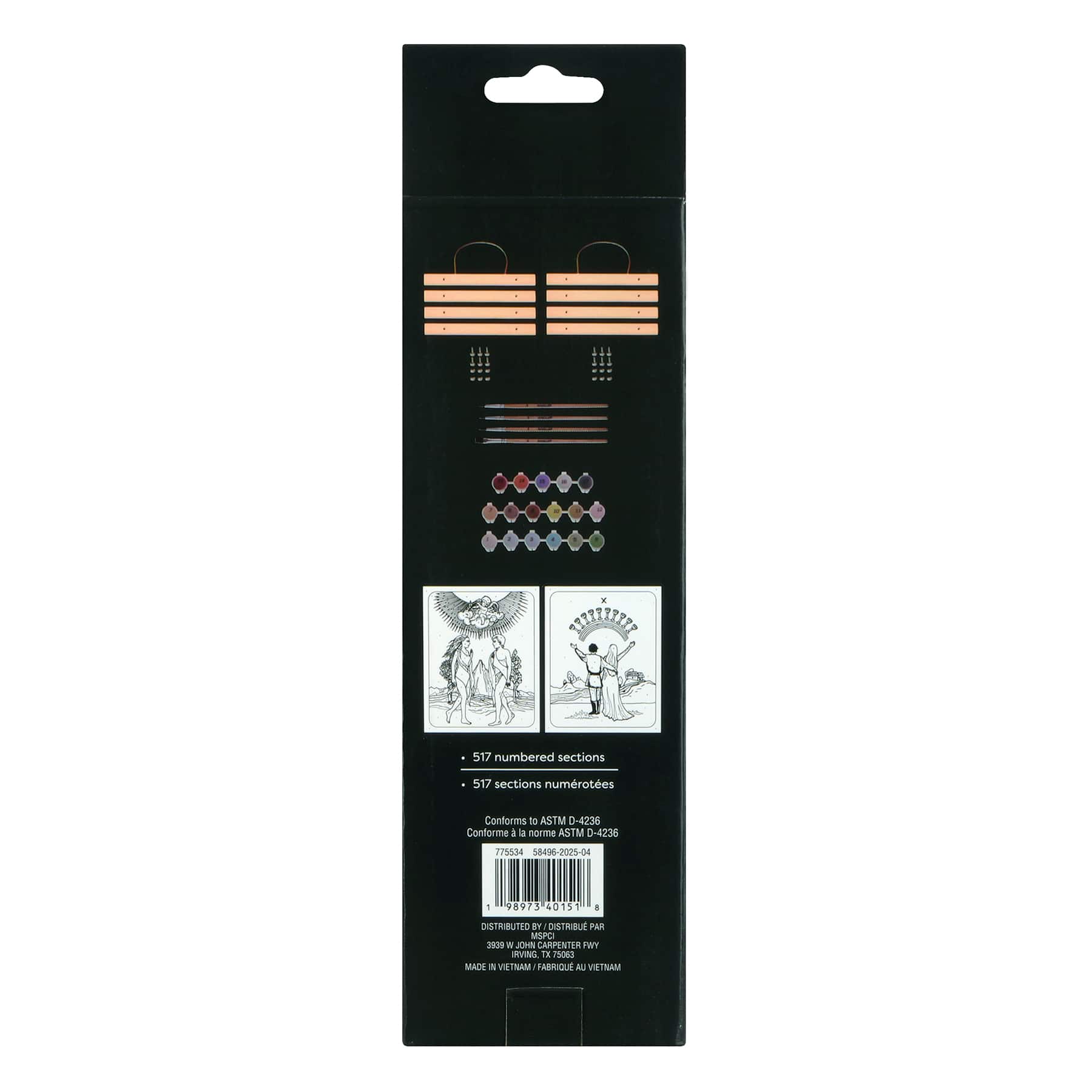 8&#x22; x 10&#x22; Lovers Tarot Paint-by-Number Kit by Artist&#x27;s Loft&#xAE;