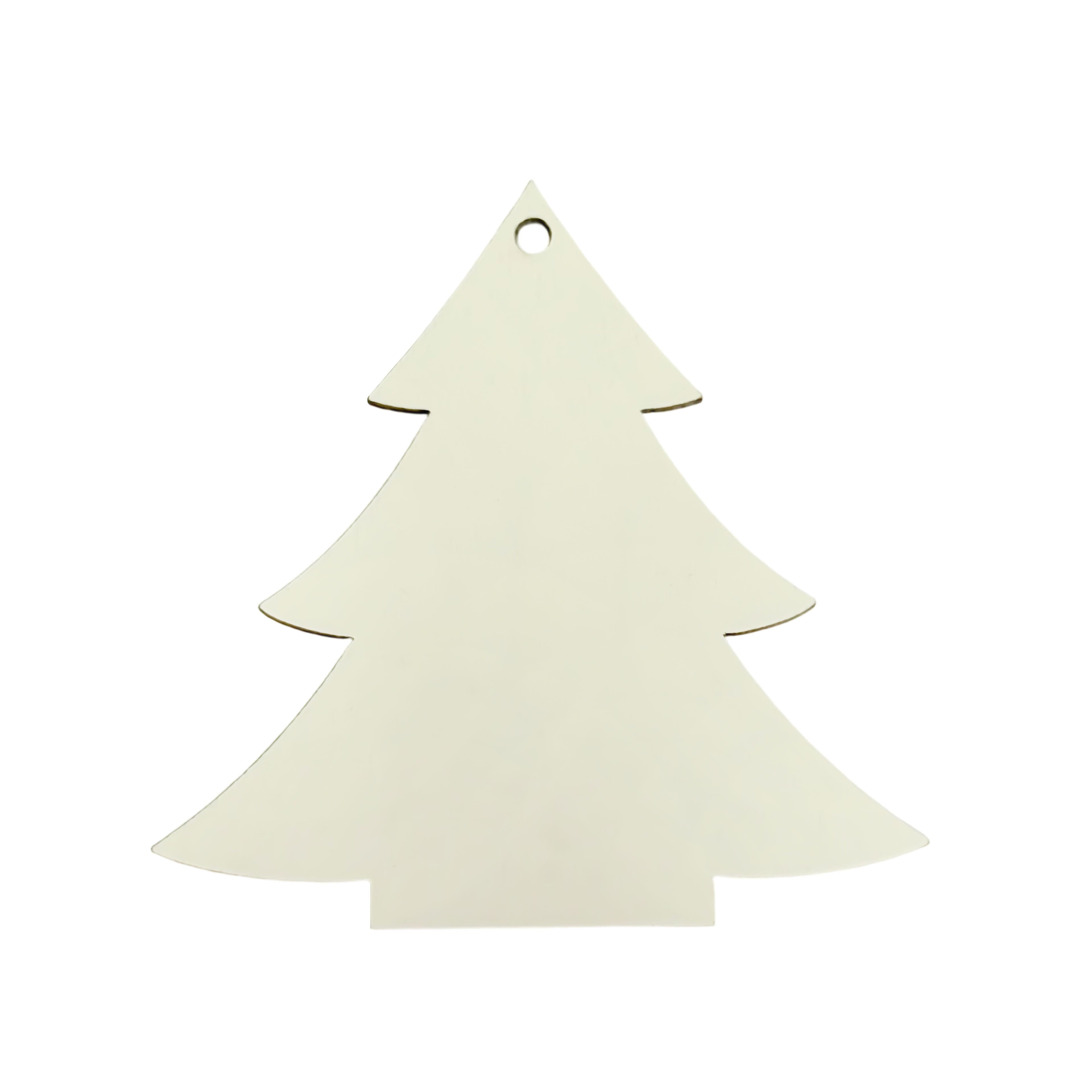 3.25&#x22; DIY Plywood Tree Ornaments, 50ct. by Make Market&#xAE;