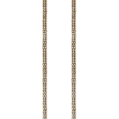 Silver Small Dot Rondel Metal Beads, 4mm by Bead Landing™ image