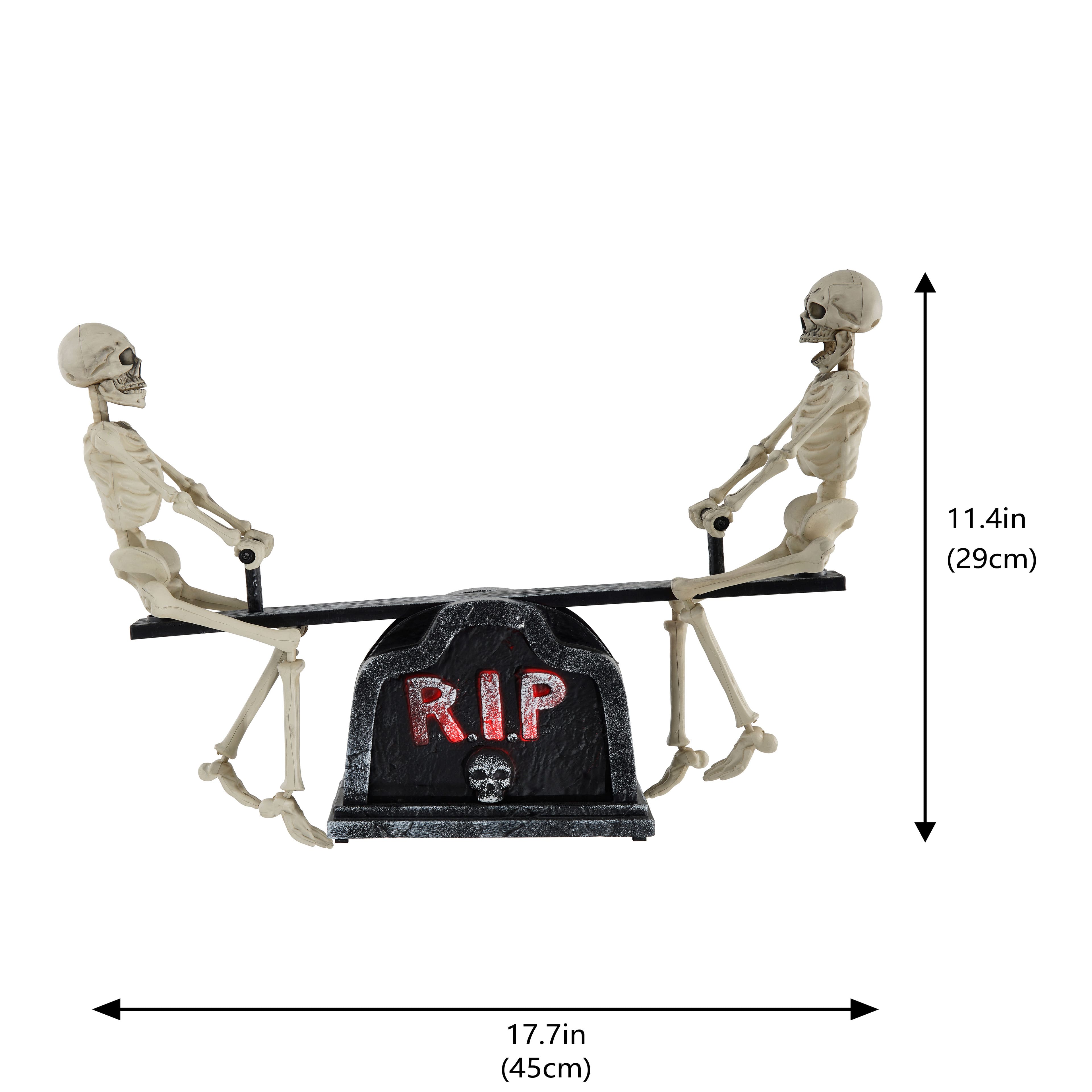 17.7&#x22; Animated See-Saw Skeleton by Ashland&#xAE;