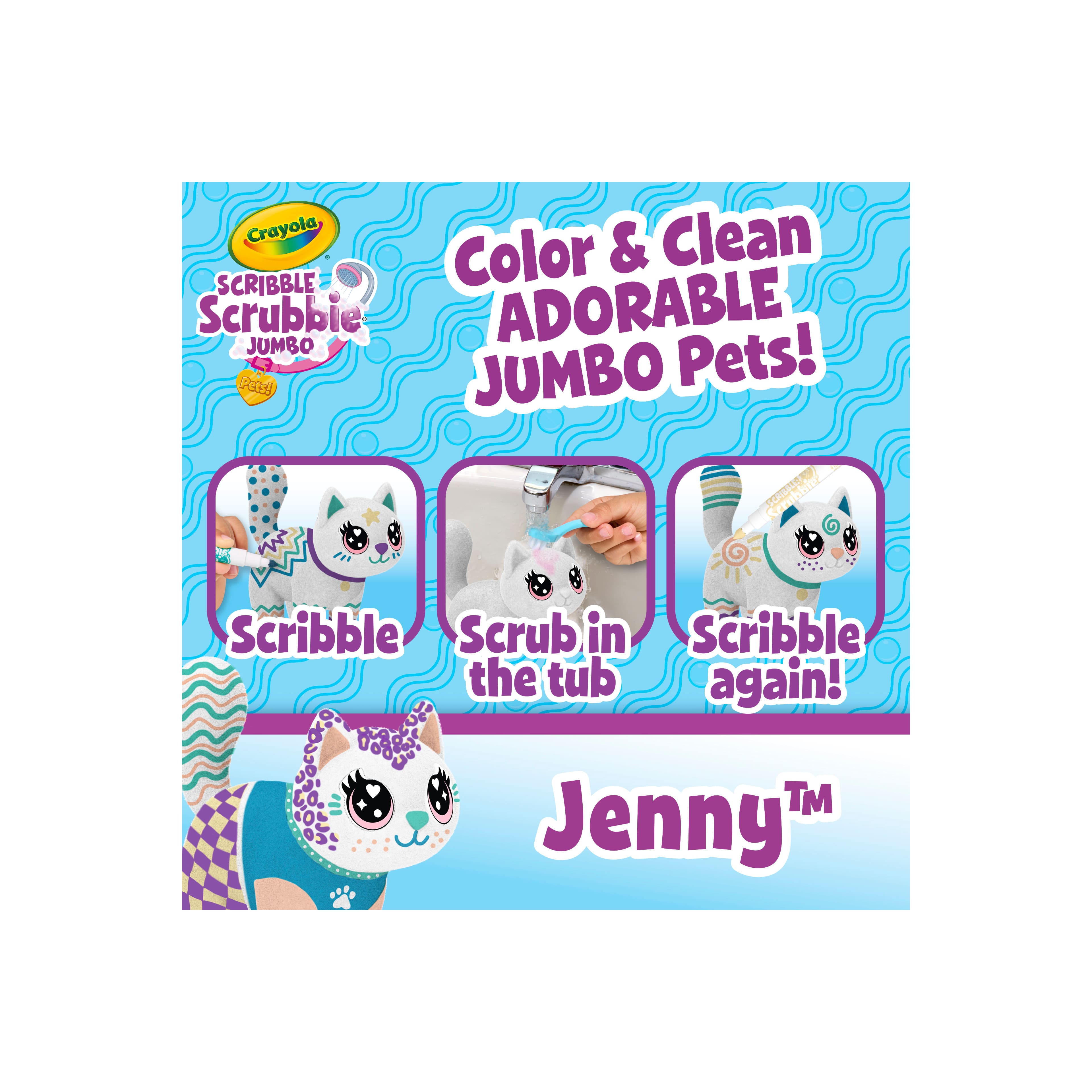 Crayola&#xAE; Scribble Scrubbie Jenny&#x2122; Jumbo Pet