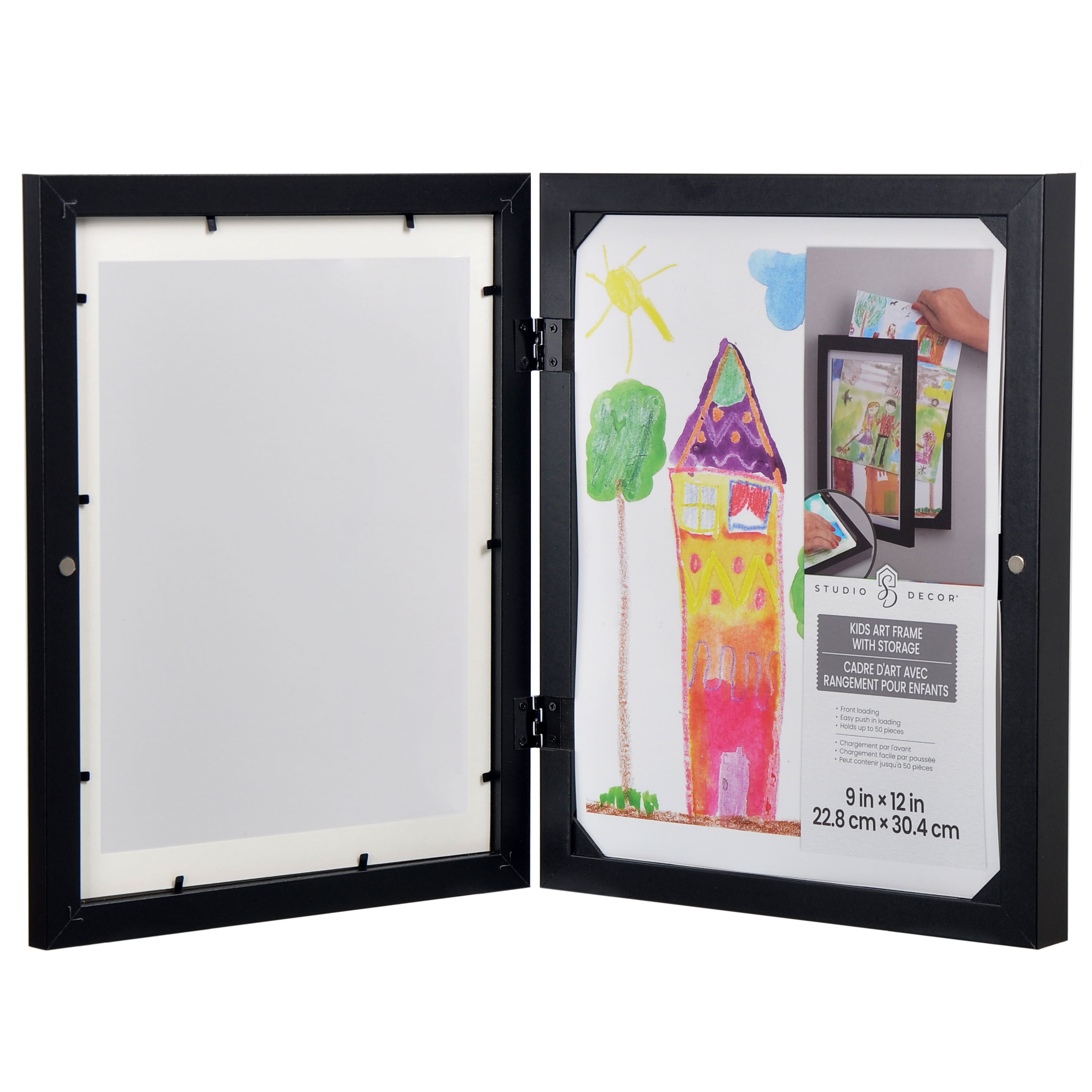 Black 9&#x22; x 12&#x22; Kids Artwork Display Frame by Studio D&#xE9;cor