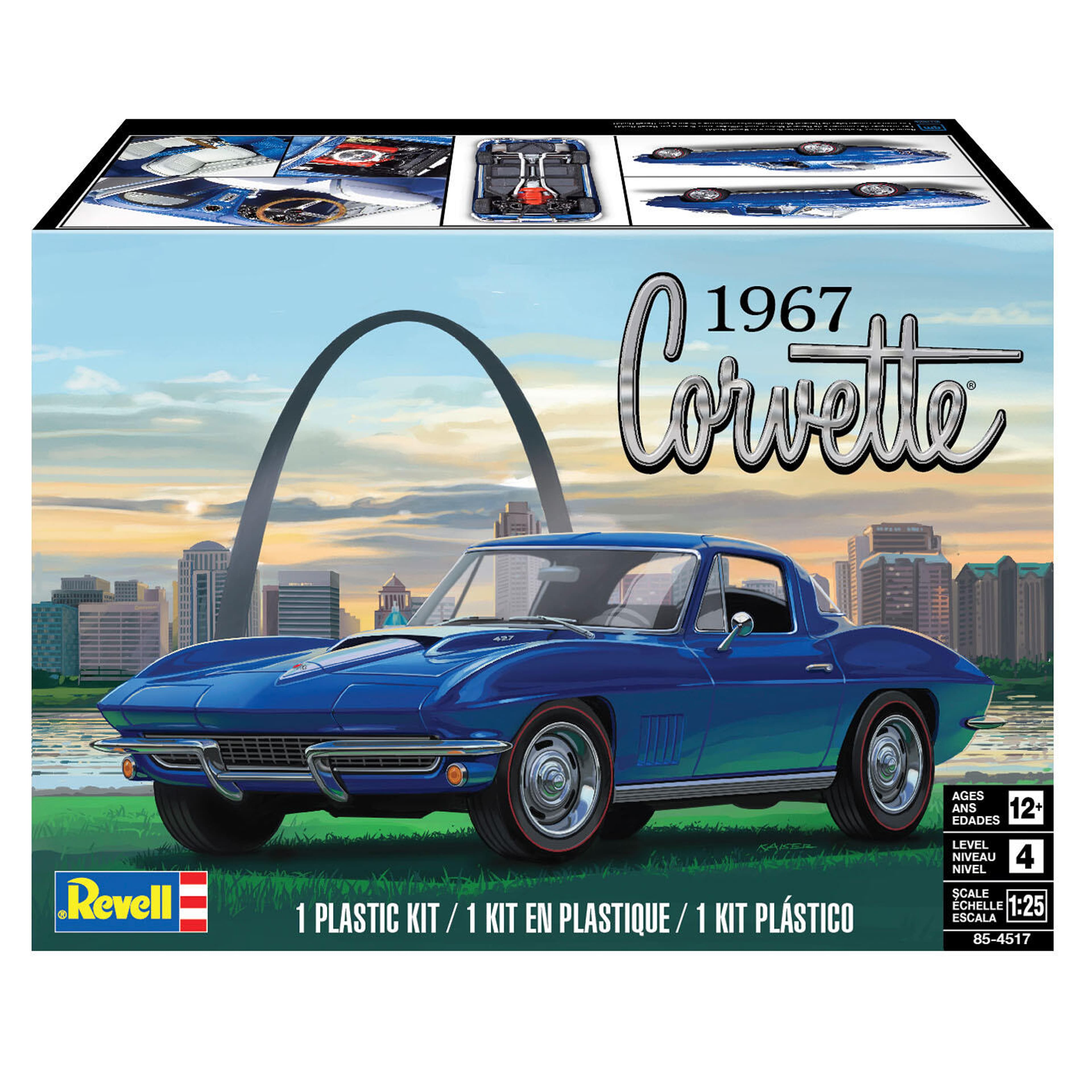 1967 Corvette Stingray Coupe Model Car Kit