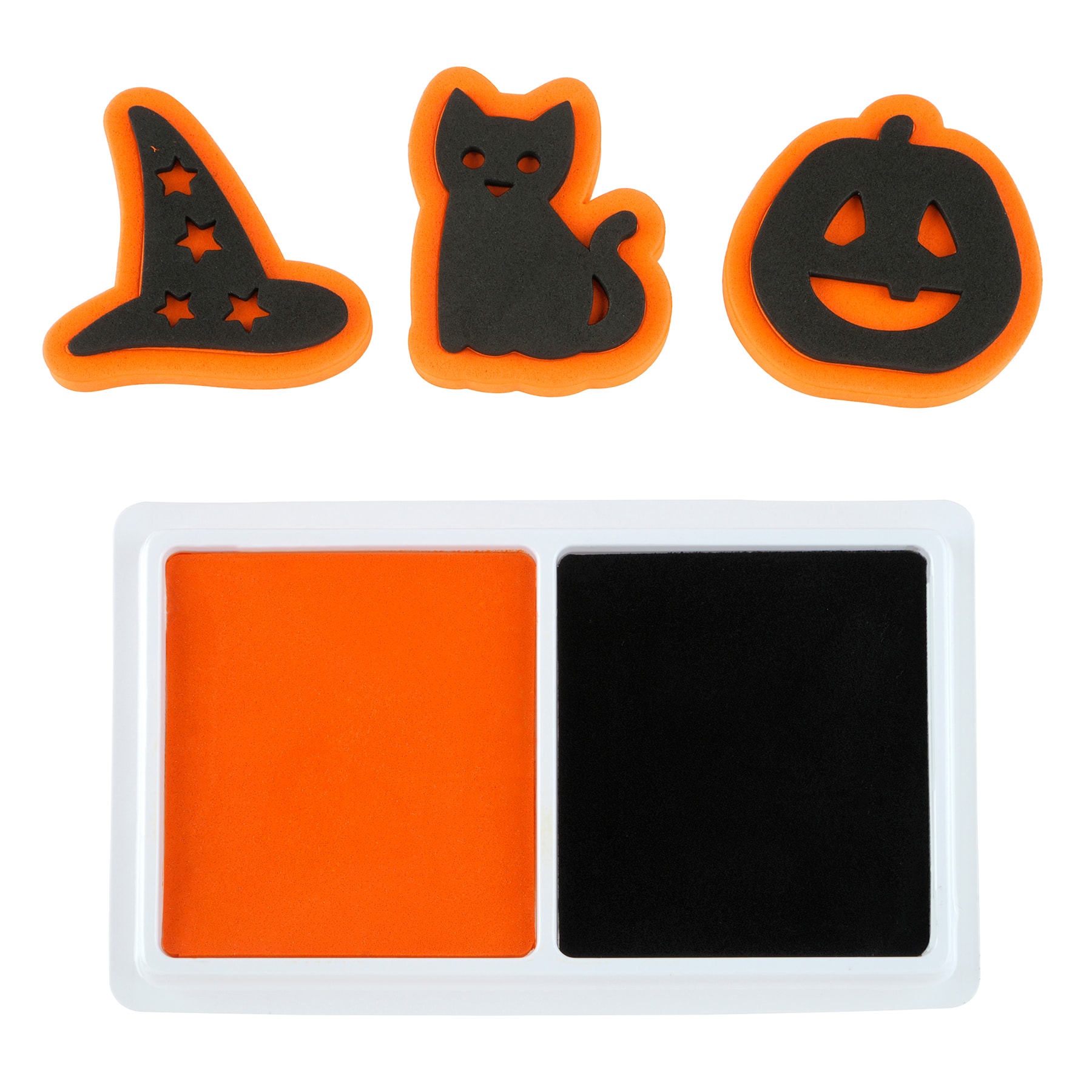 Orange & Black Halloween Foam Stamp Kit by Creatology™