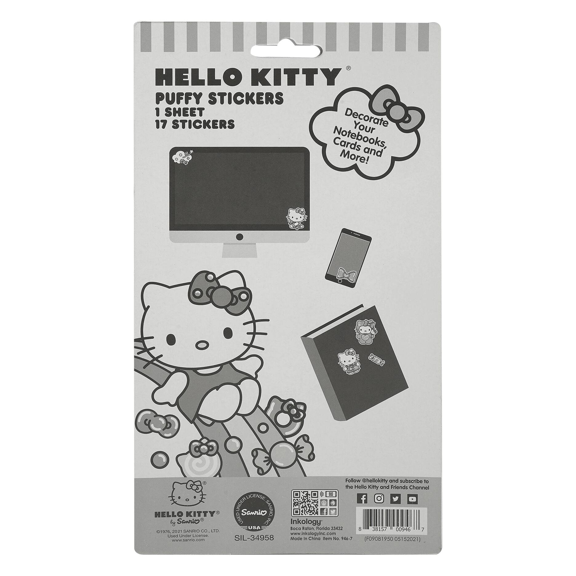 Assorted Hello Kitty® Puffy Stickers, 1pc.