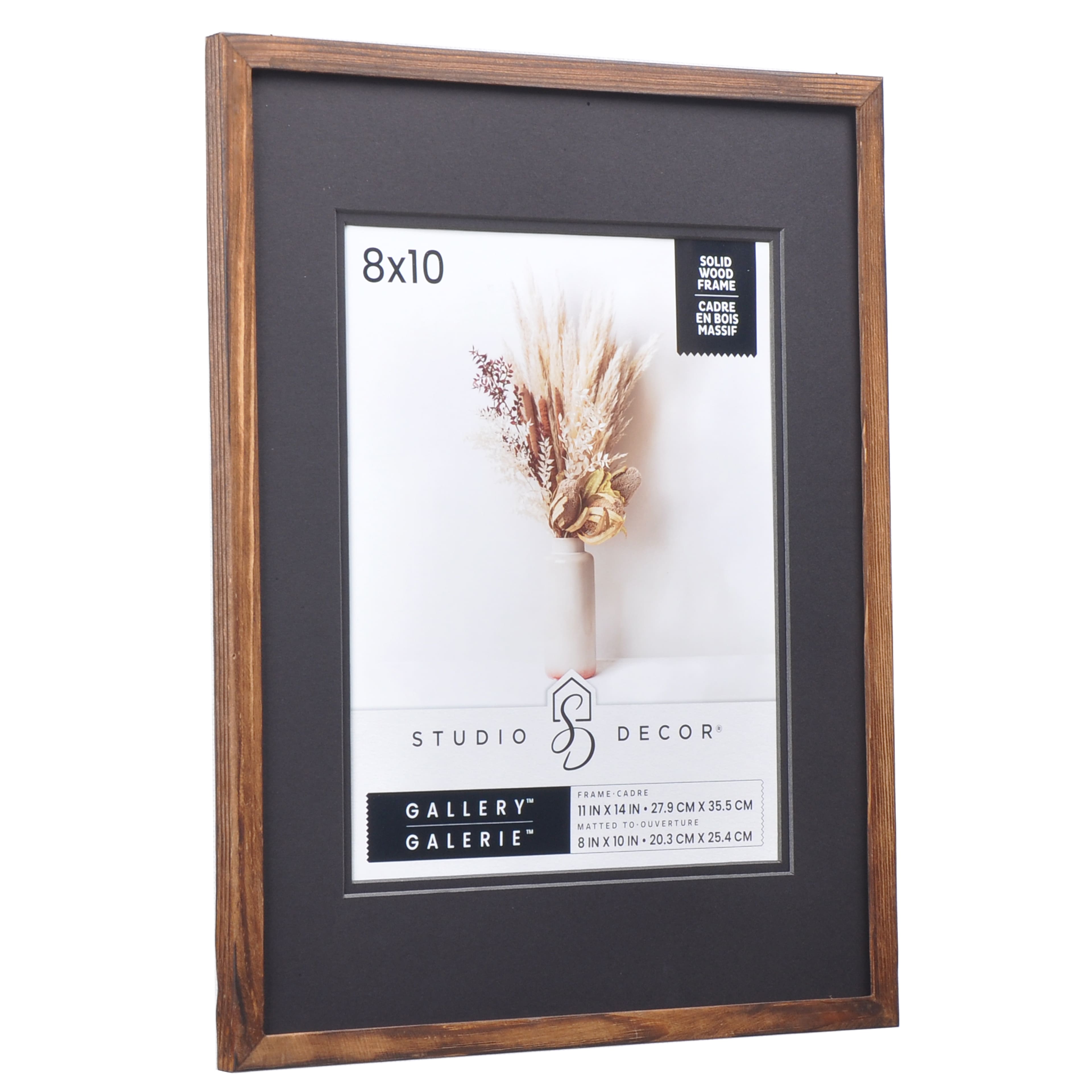 6 Pack: Black Studio 8 x 10 Frame with Mat, Home by Studio Décor® 