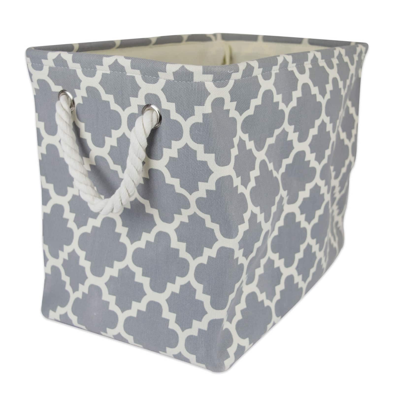 DII® Medium Rectangle Polyester Lattice Bin