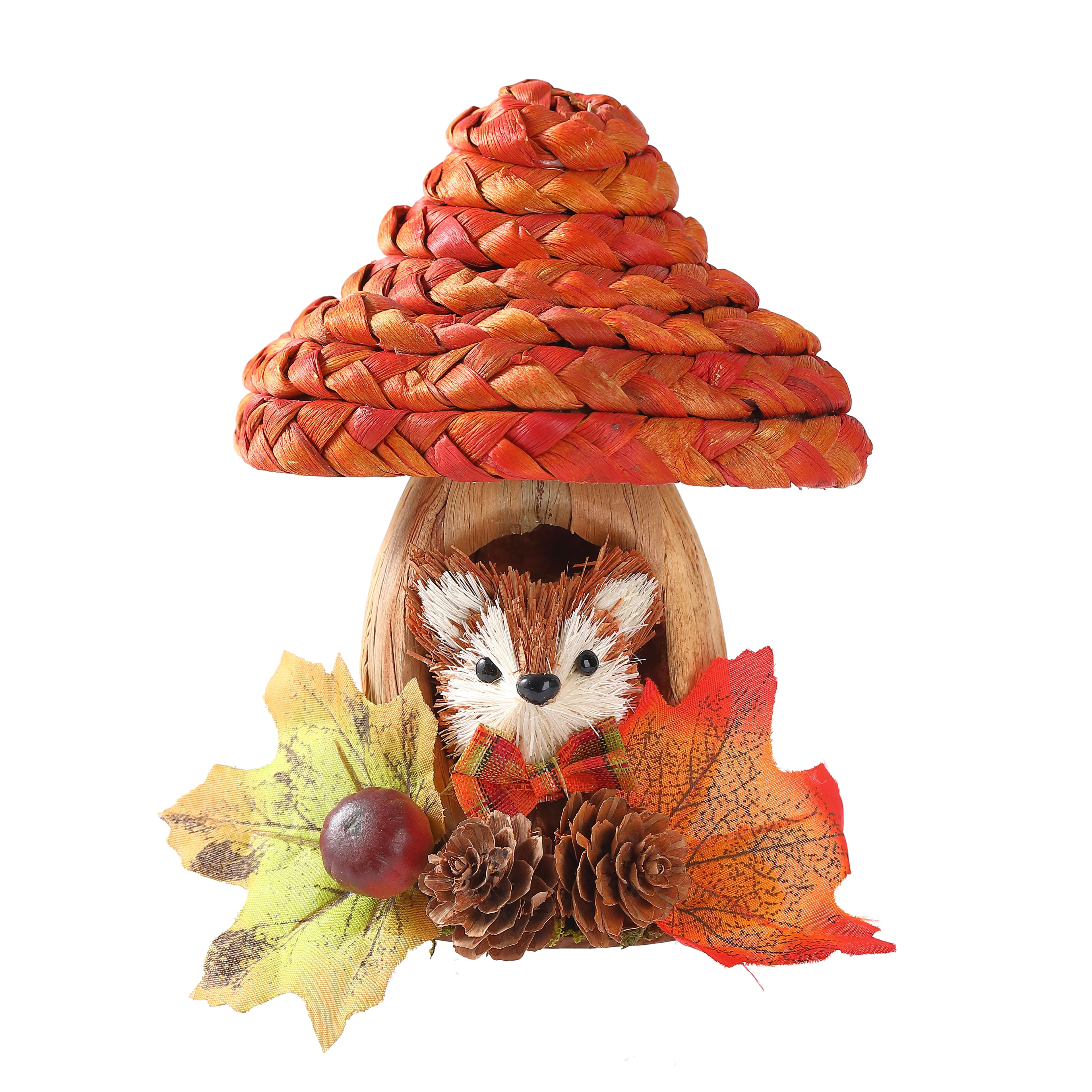 6.25&#x22; Fox in Mushroom House Natural D&#xE9;cor by Ashland&#xAE;