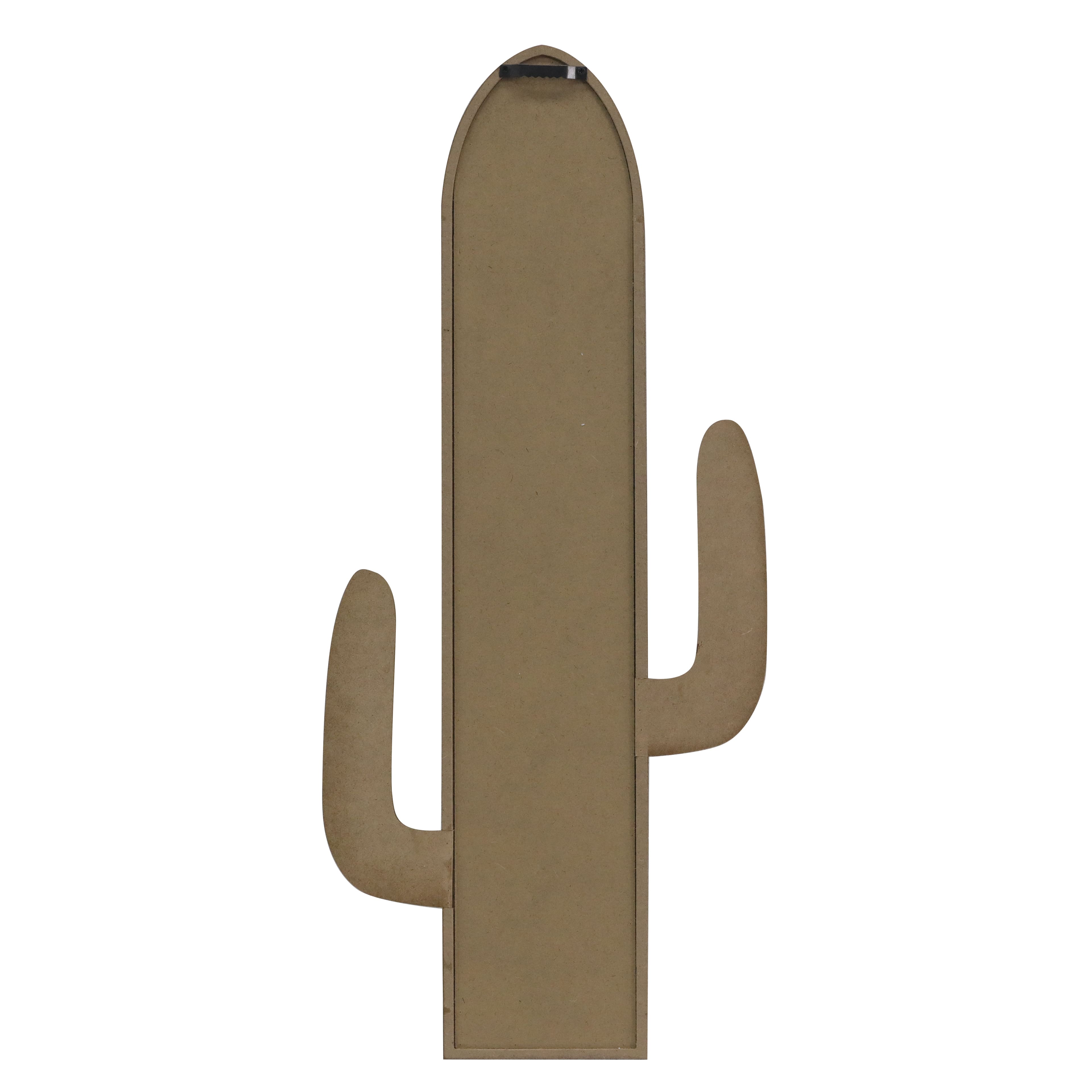 24&#x22; Natural Brown Cactus Glass Wall Mirror by Ashland&#xAE;
