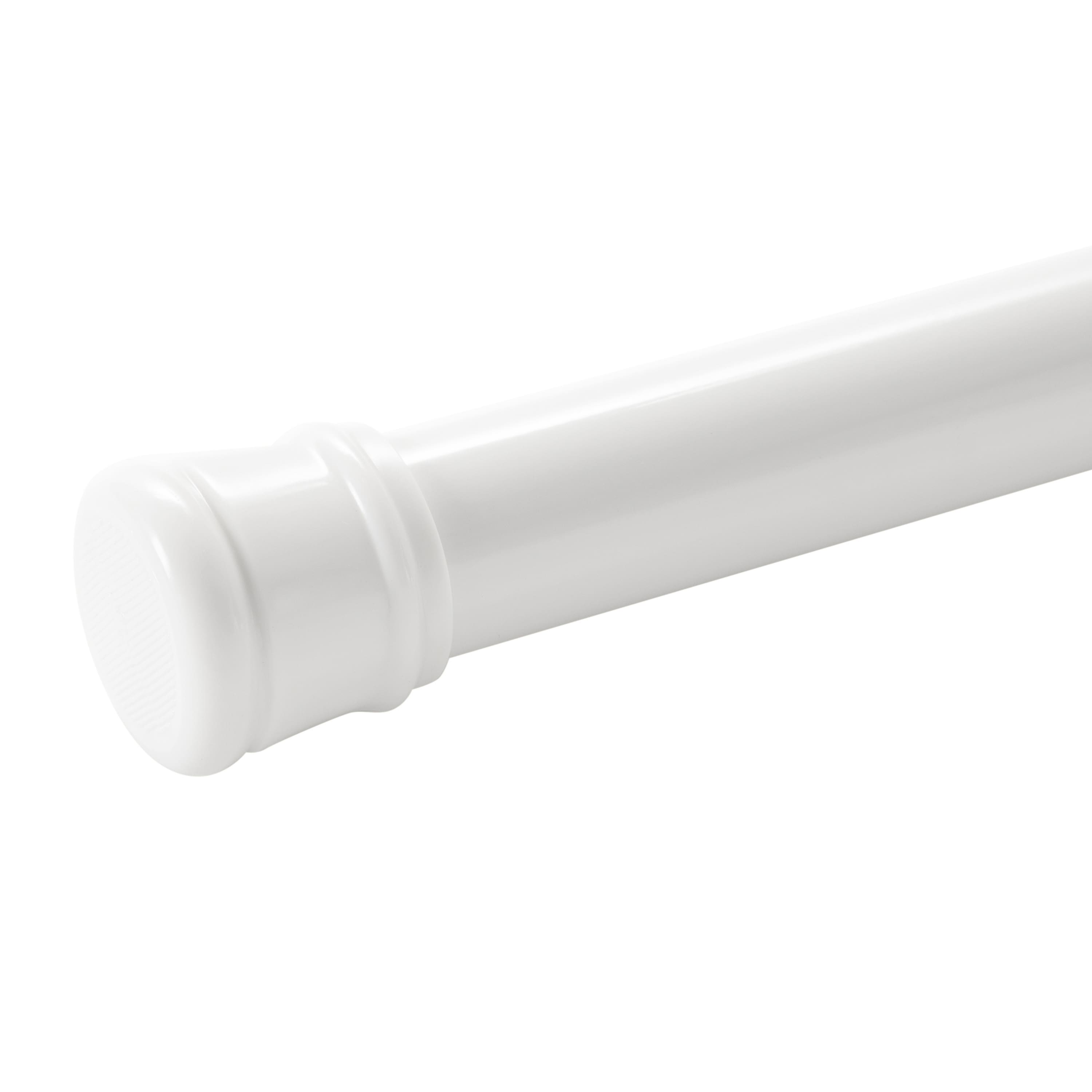 Bath Bliss White Tension Shower Rod