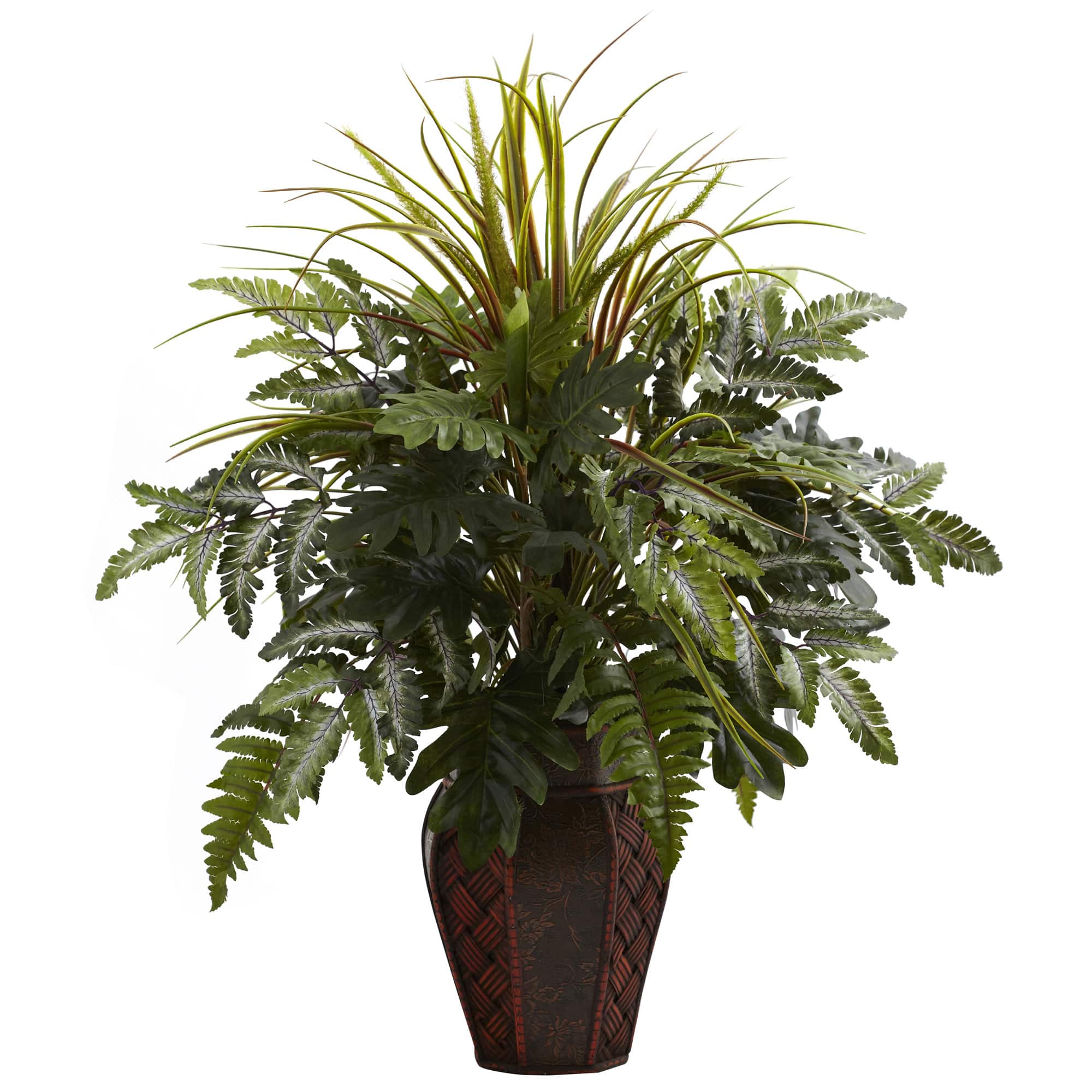 2ft. Mixed Grass & Fern in Decorative Planter