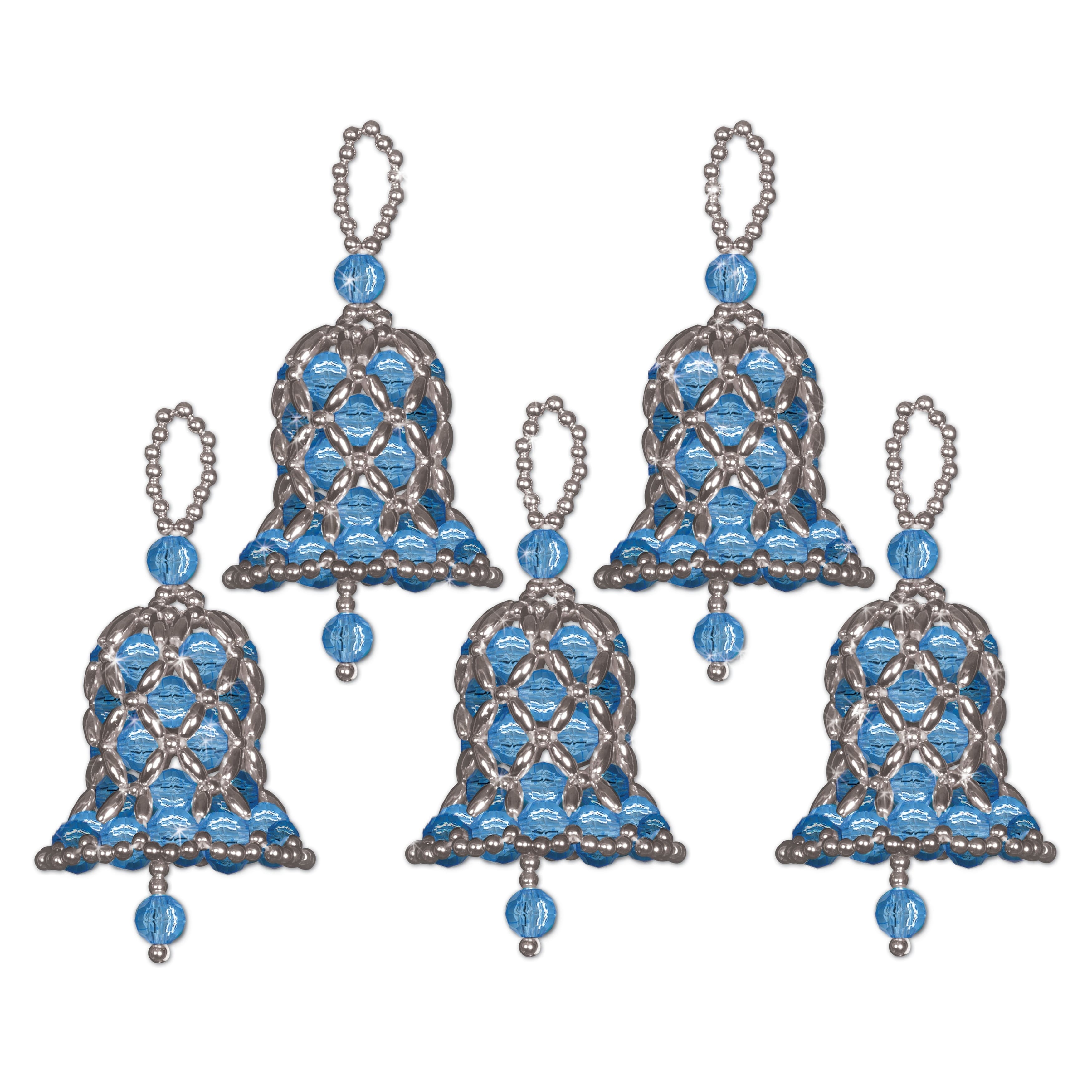 Design Works&#x2122; Blue Bells Beaded Ornament Kit