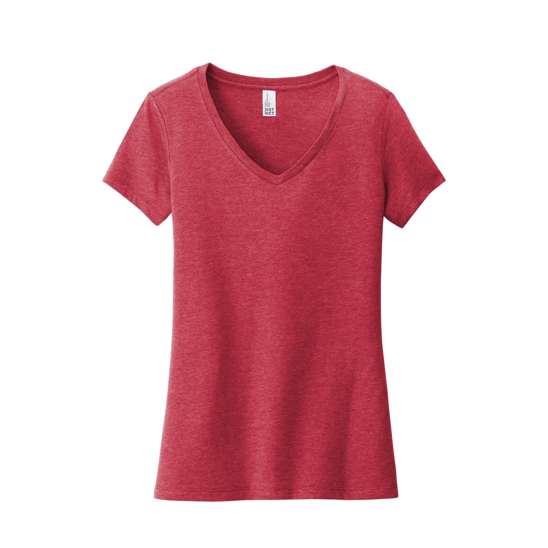 District® Very Important Tee® Heathered Women's V-Neck T-Shirt