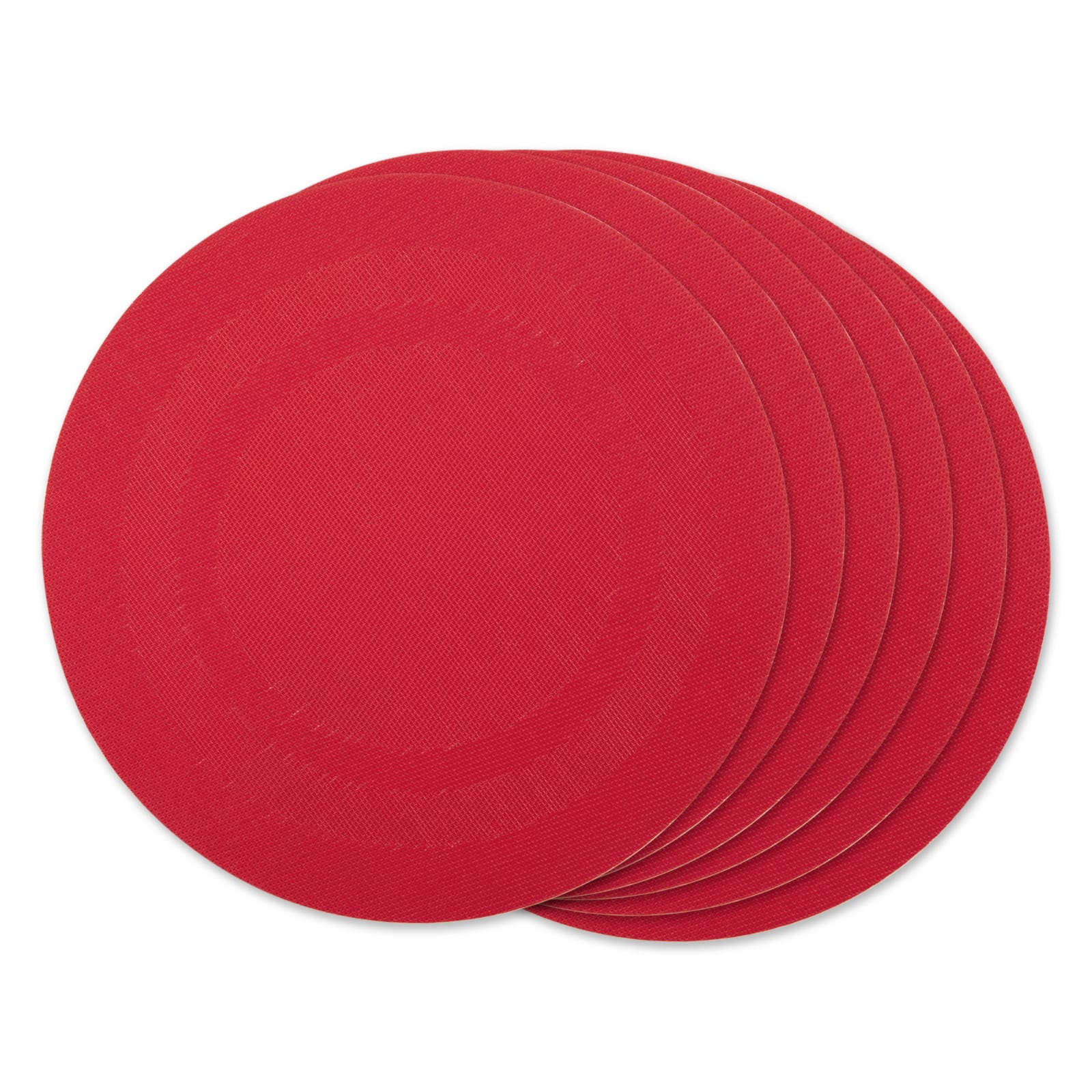 DII® Round Double Frame Placemats, 6ct.