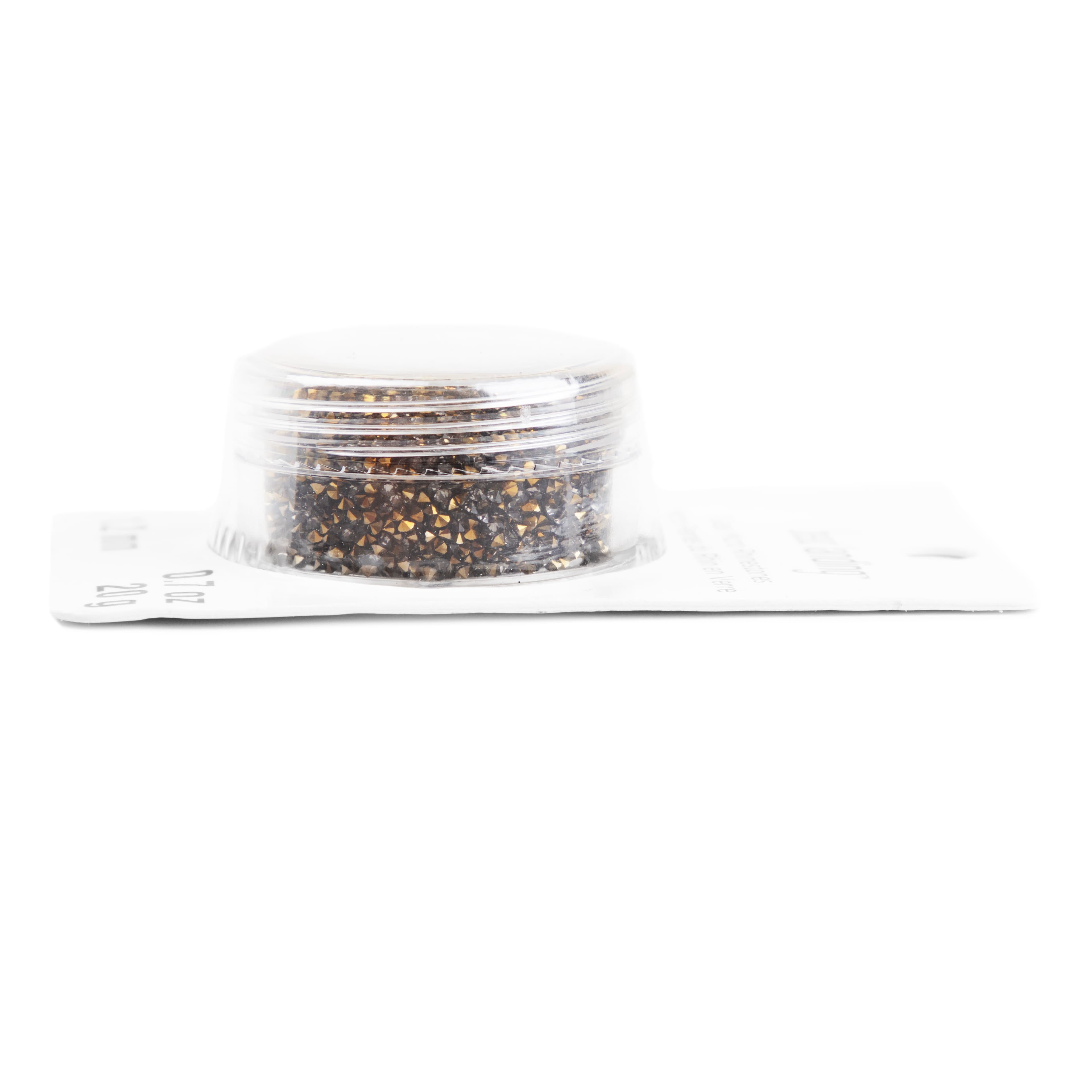 1.2mm Glass Micro Rhinestones by Bead Landing™, 0.7oz.