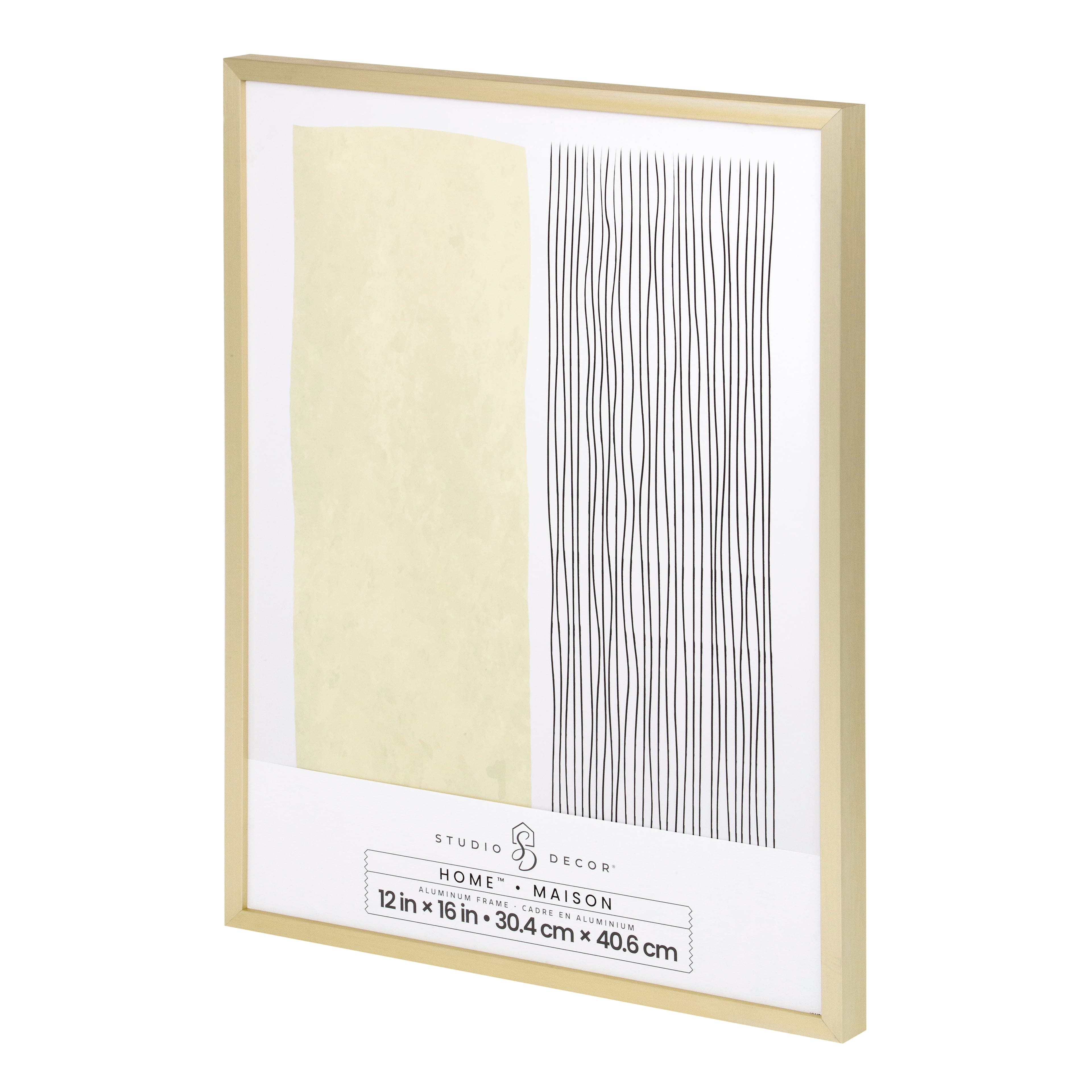 Home&#x2122; Gold Aluminum Frame by Studio D&#xE9;cor&#xAE;