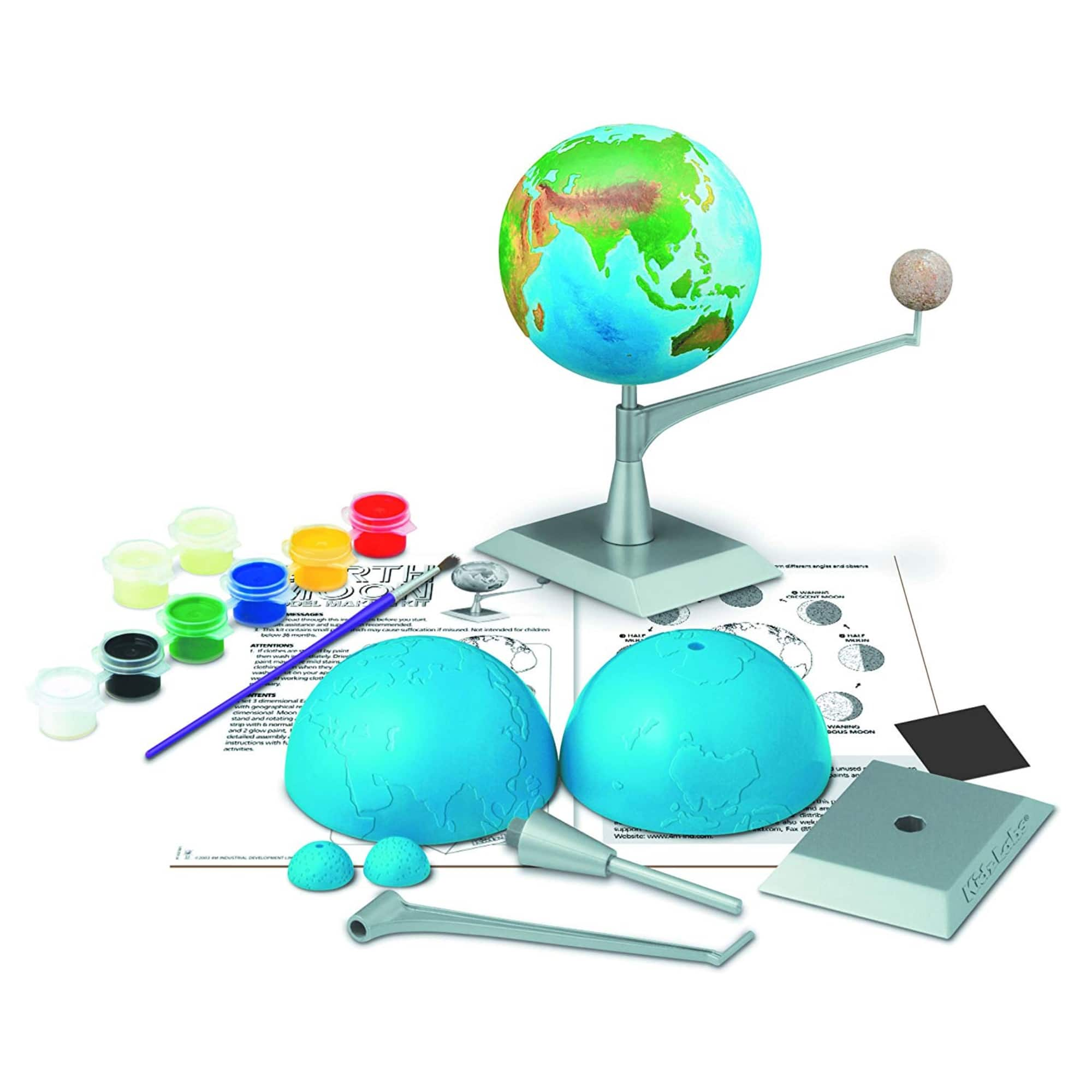 4M KidzLabs Earth &#x26; Moon Model Kit