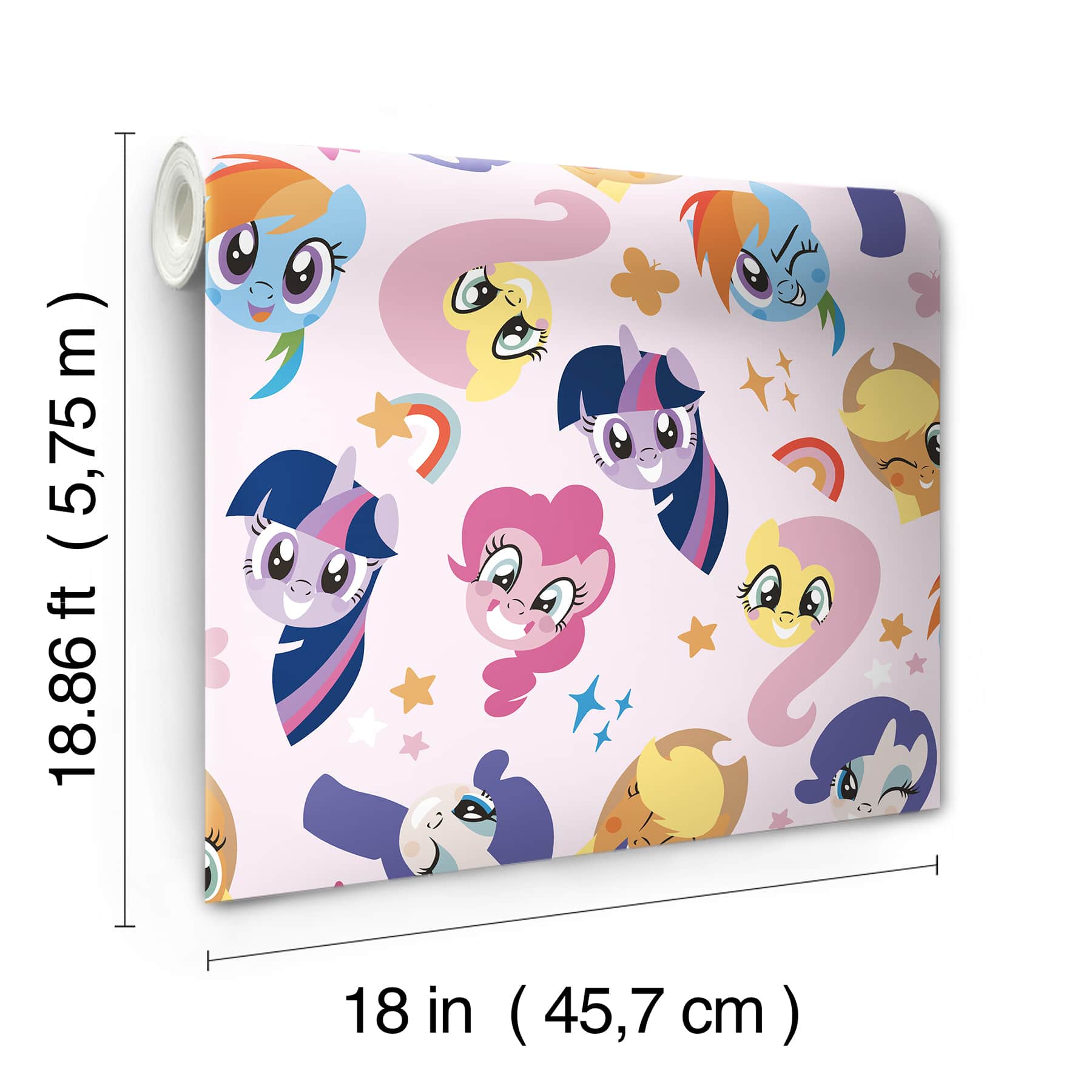 RoomMates My Little Pony&#x2122; Toss Peel &#x26; Stick Wallpaper