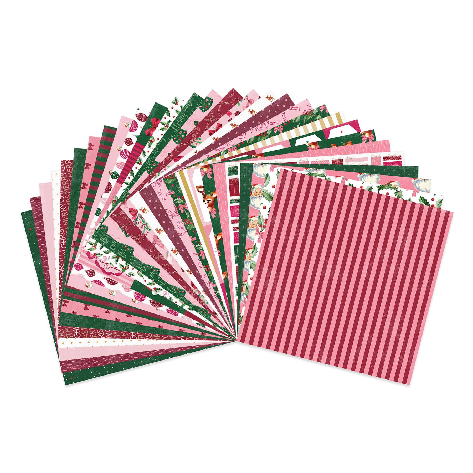 12" x 12" Holly Jolly Paper Pad, 58 Sheets by Recollections™