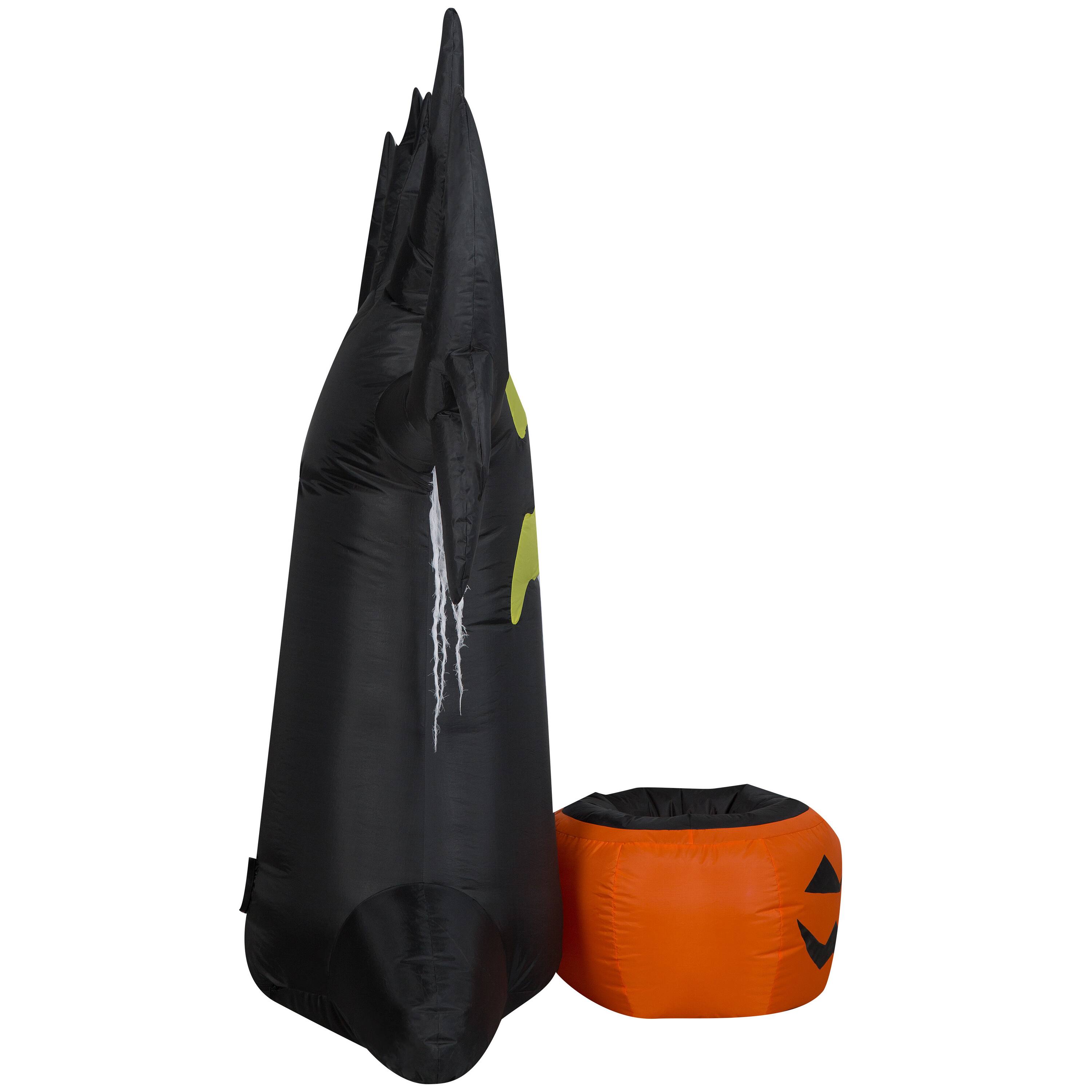 5ft. Airblown&#xAE; Inflatable Ghost &#x26; Tree with Candy Bowl