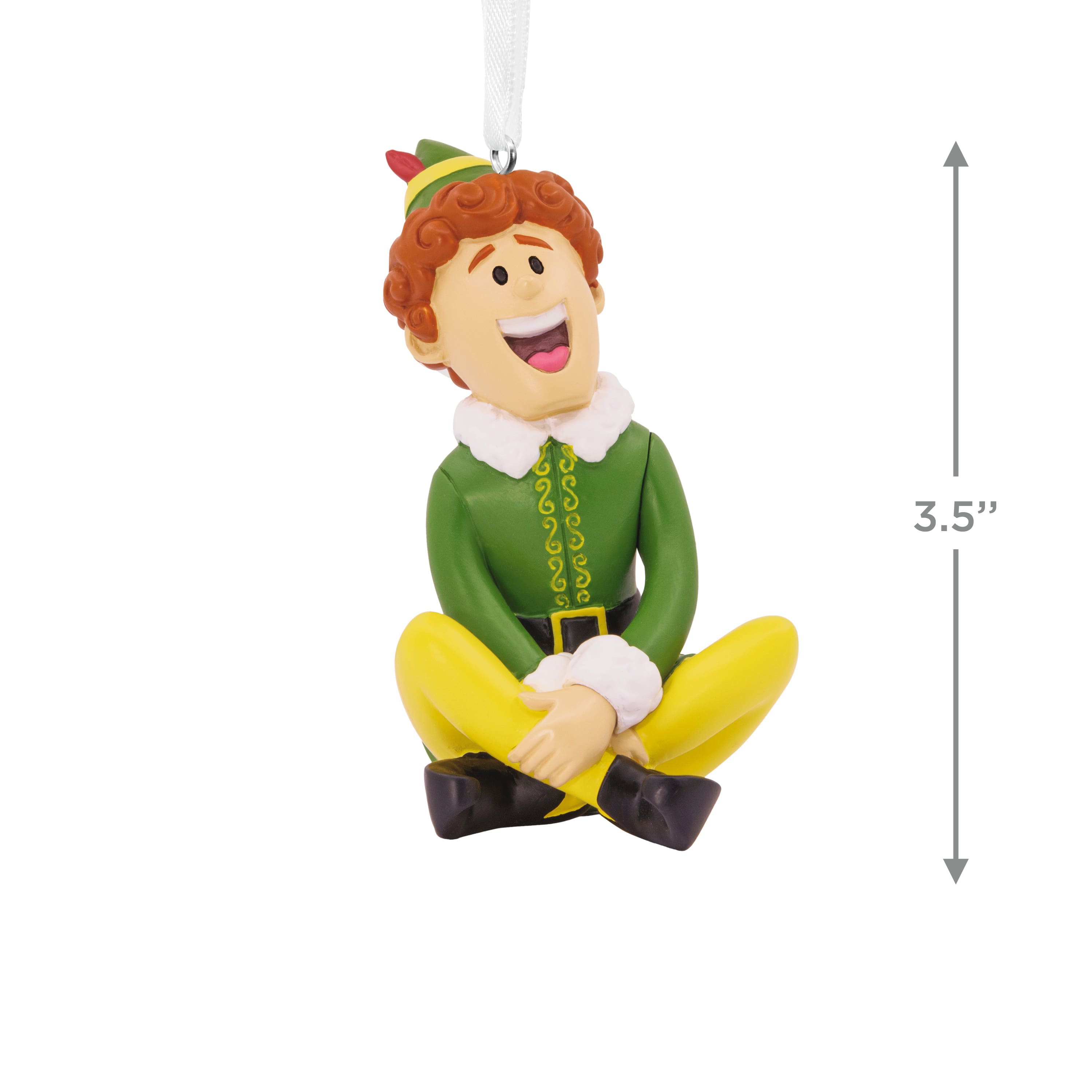 Hallmark 3.5&#x22; Buddy the Elf&#x2122; Singing Ornament