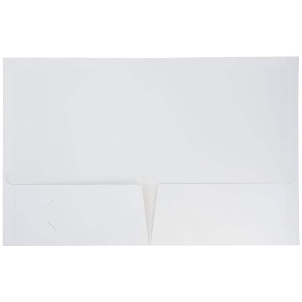 JAM Paper Glossy Laminated Two Pocket Folders, 100ct.