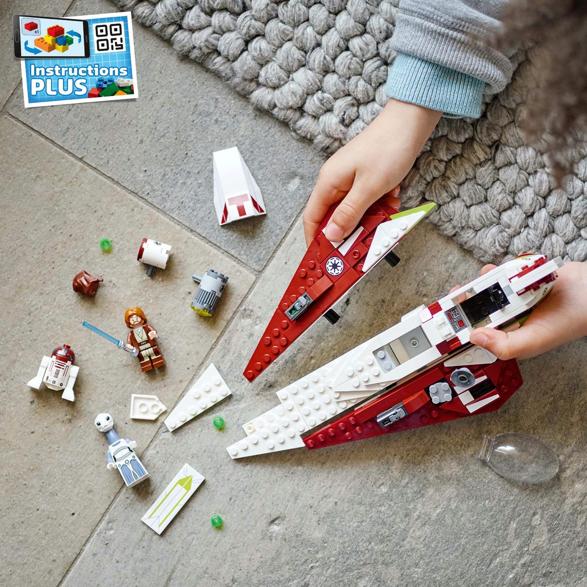 LEGO&#xAE; Star Wars&#x2122; Obi-Wan Kenobi&#x2019;s Jedi Starfighter&#x2122; 75333 Building Kit (282 Pieces)