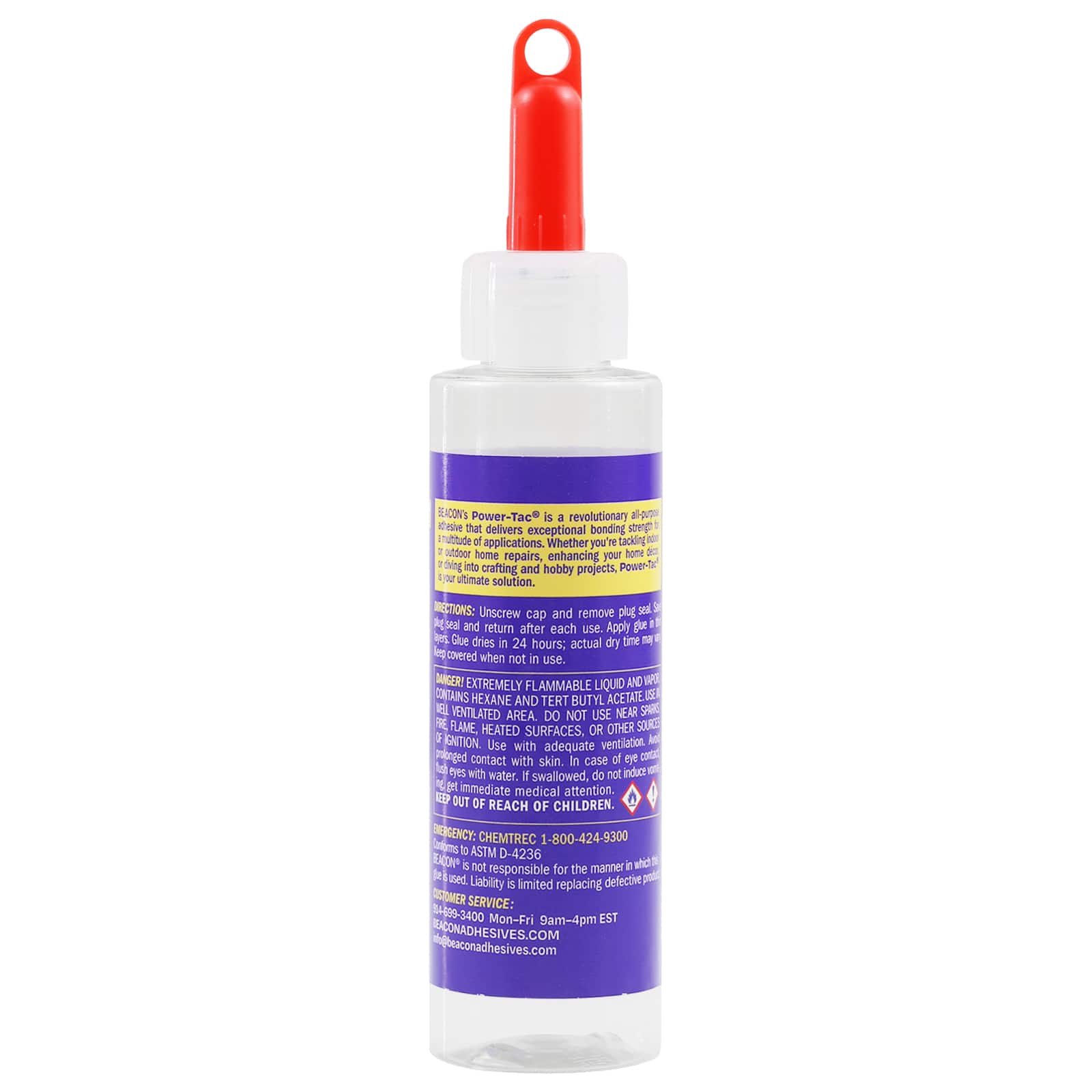 Beacon Power-Tac&#xAE; 4oz. Industrial Grade Adhesive