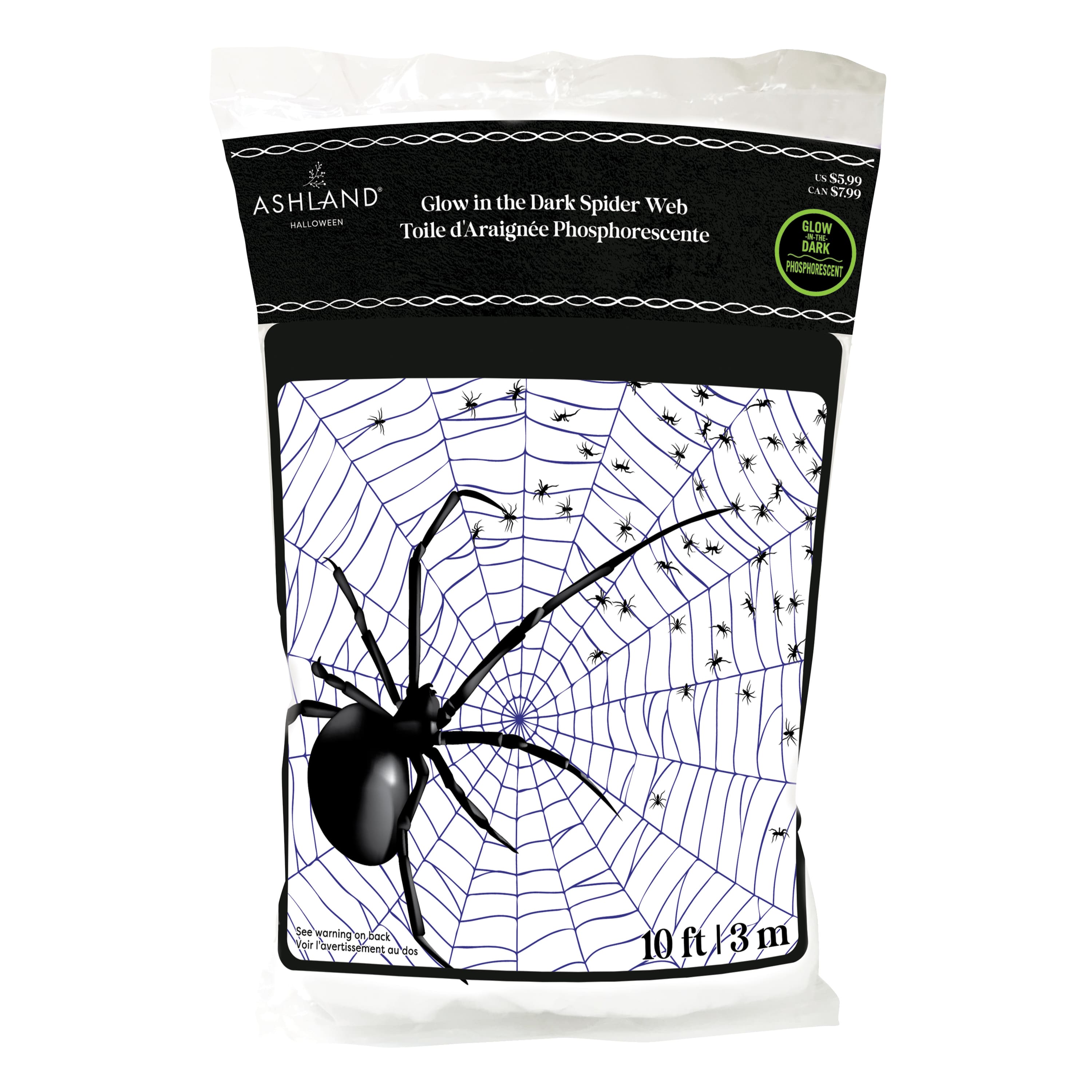 10ft. Glow-in-the-Dark Spider Web by Ashland&#xAE;