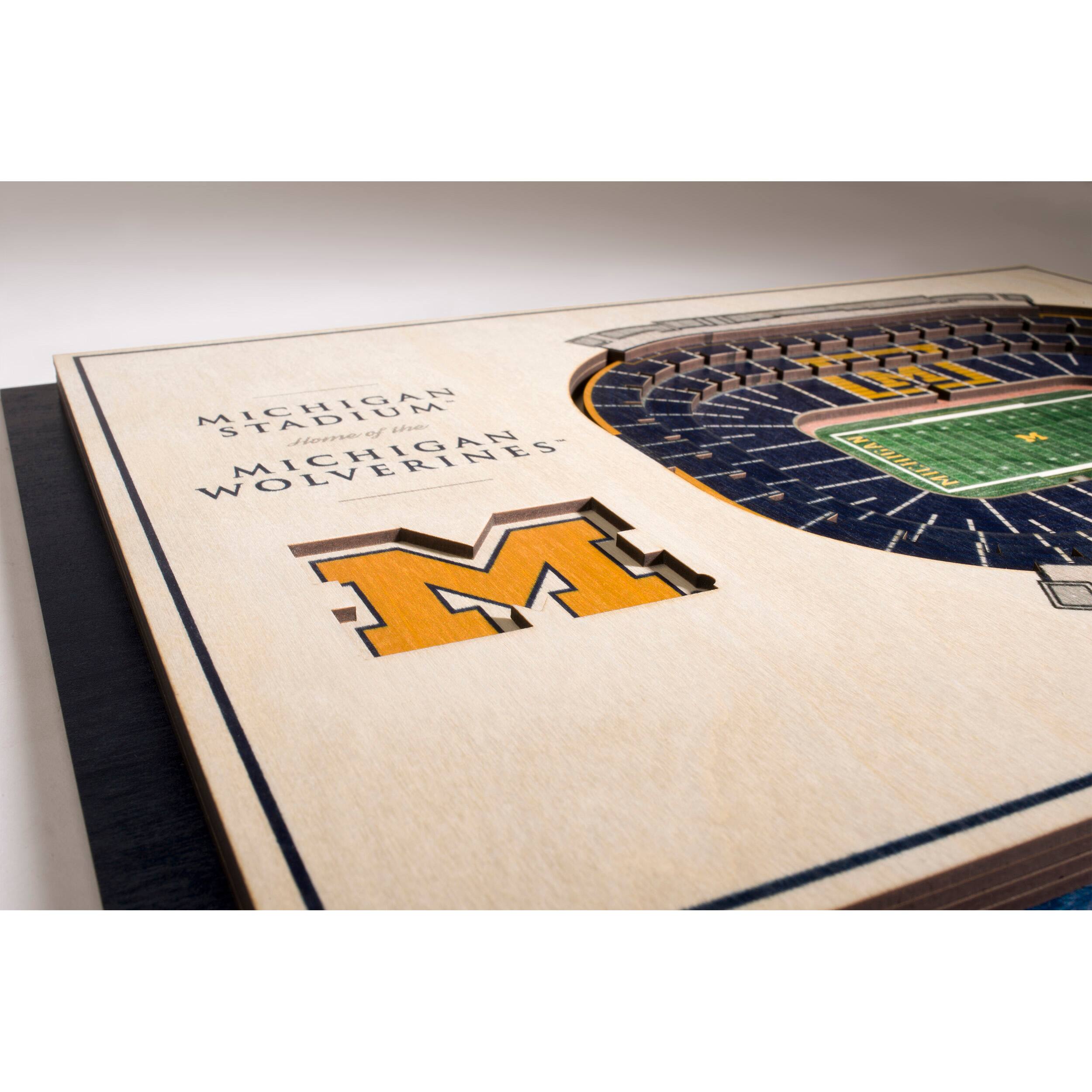 NCAA 5-Layer StadiumView Wall Art