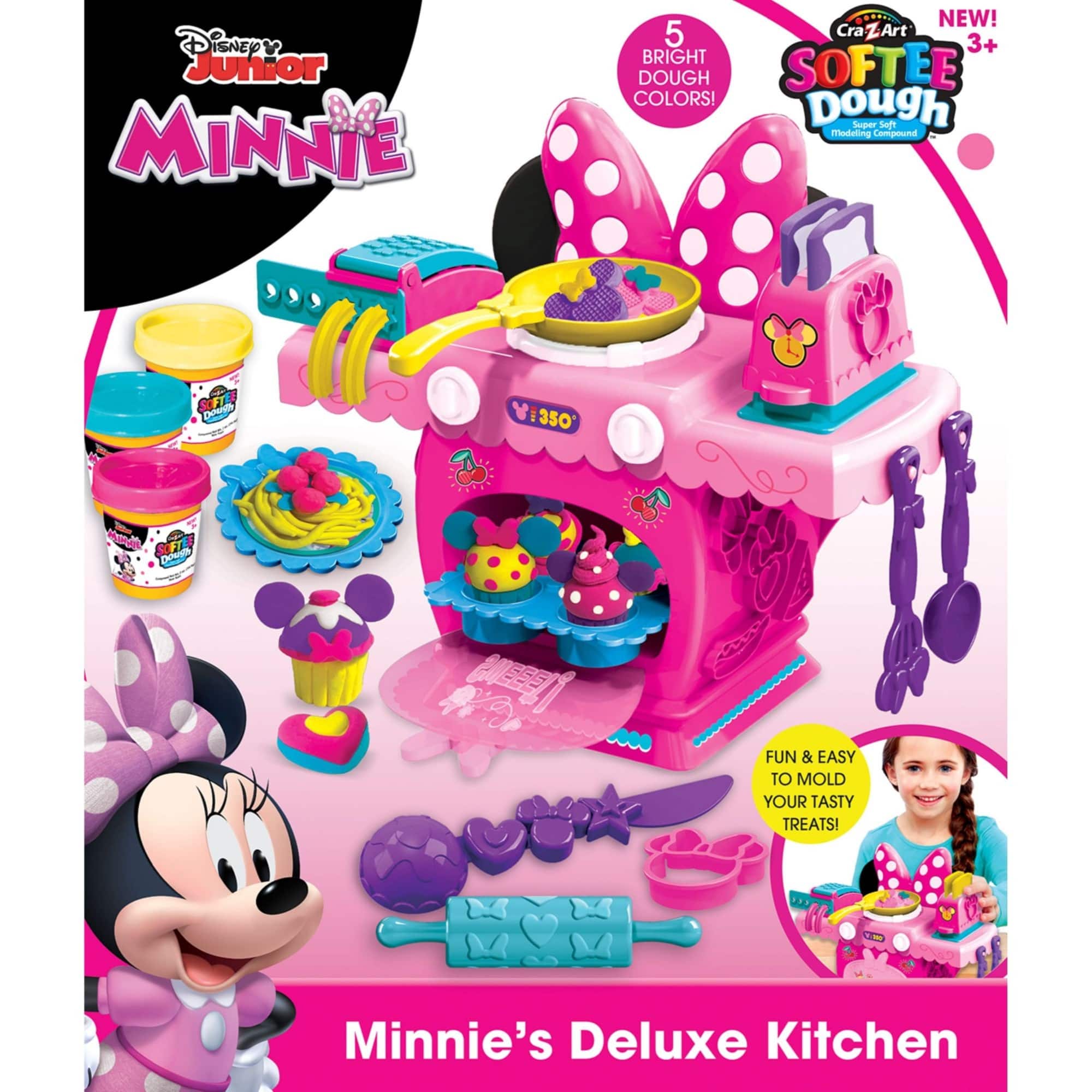 Cra-Z-Art&#xAE; Disney&#xAE; Minnie Mouse Softee Dough Mold N Play Kitchen