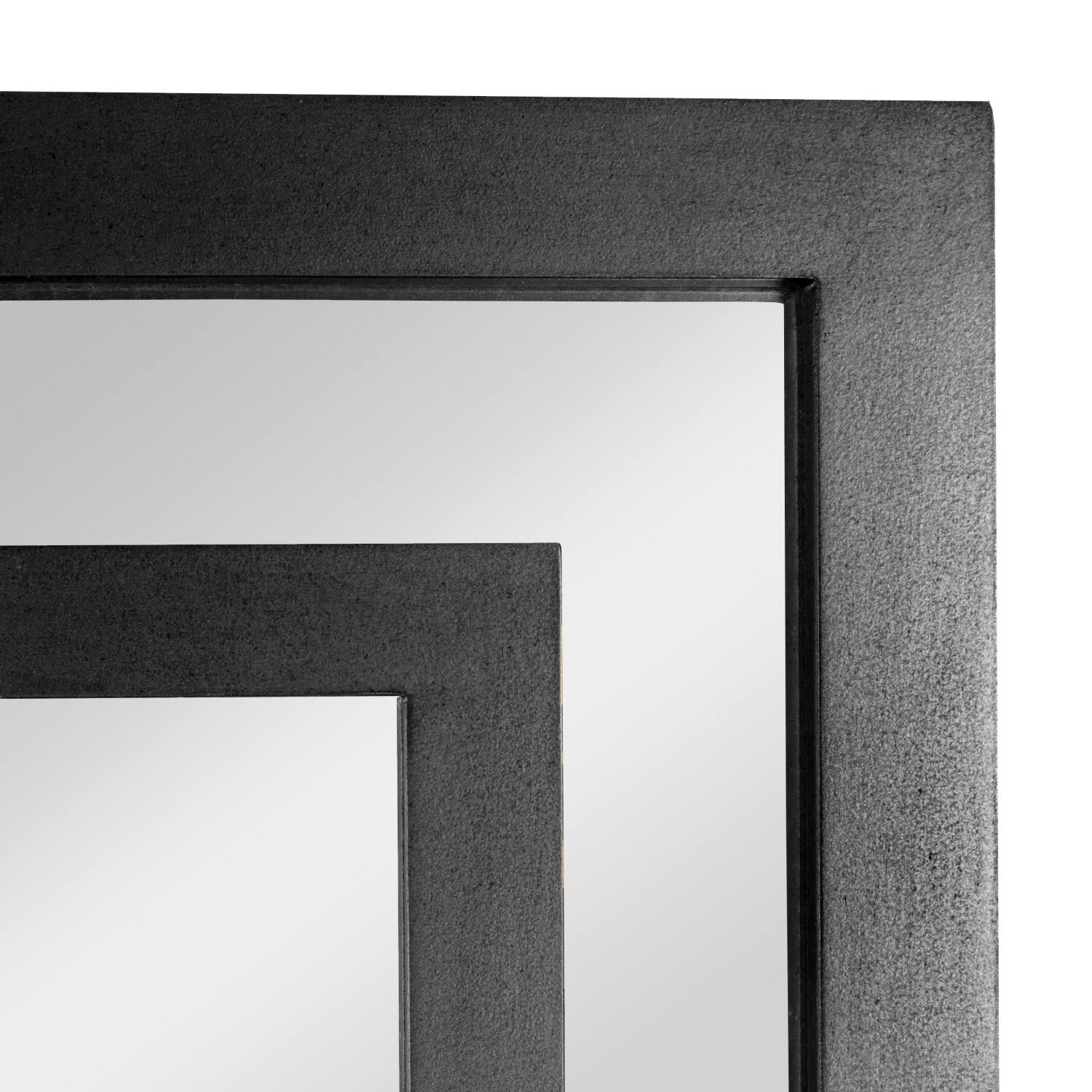 Hello Honey® 40" Geometric Art Deco Glass Wall Mirror