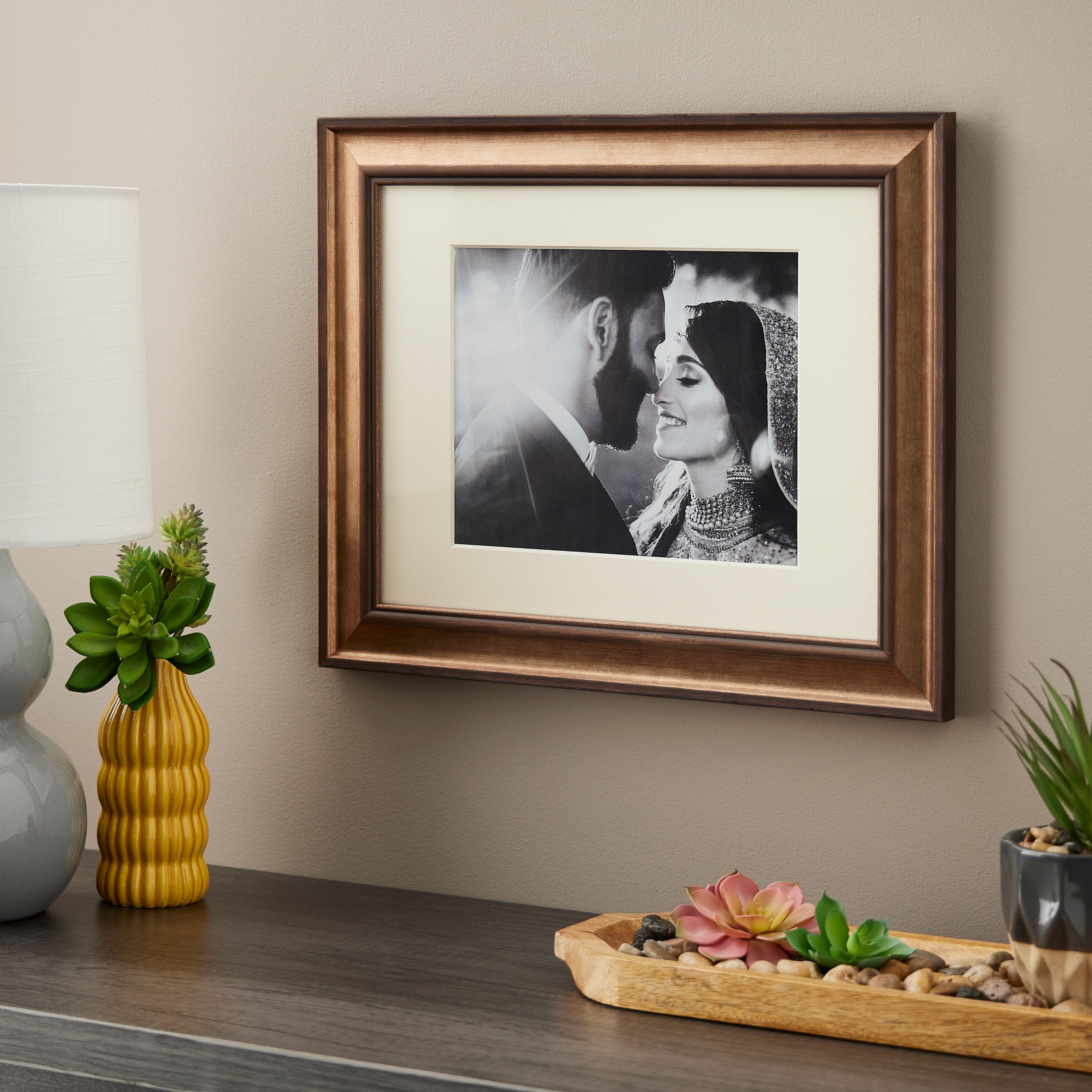 8 Pack: Rustic Bronze 8" x 10" Frame with Mat, Home by Studio Décor®