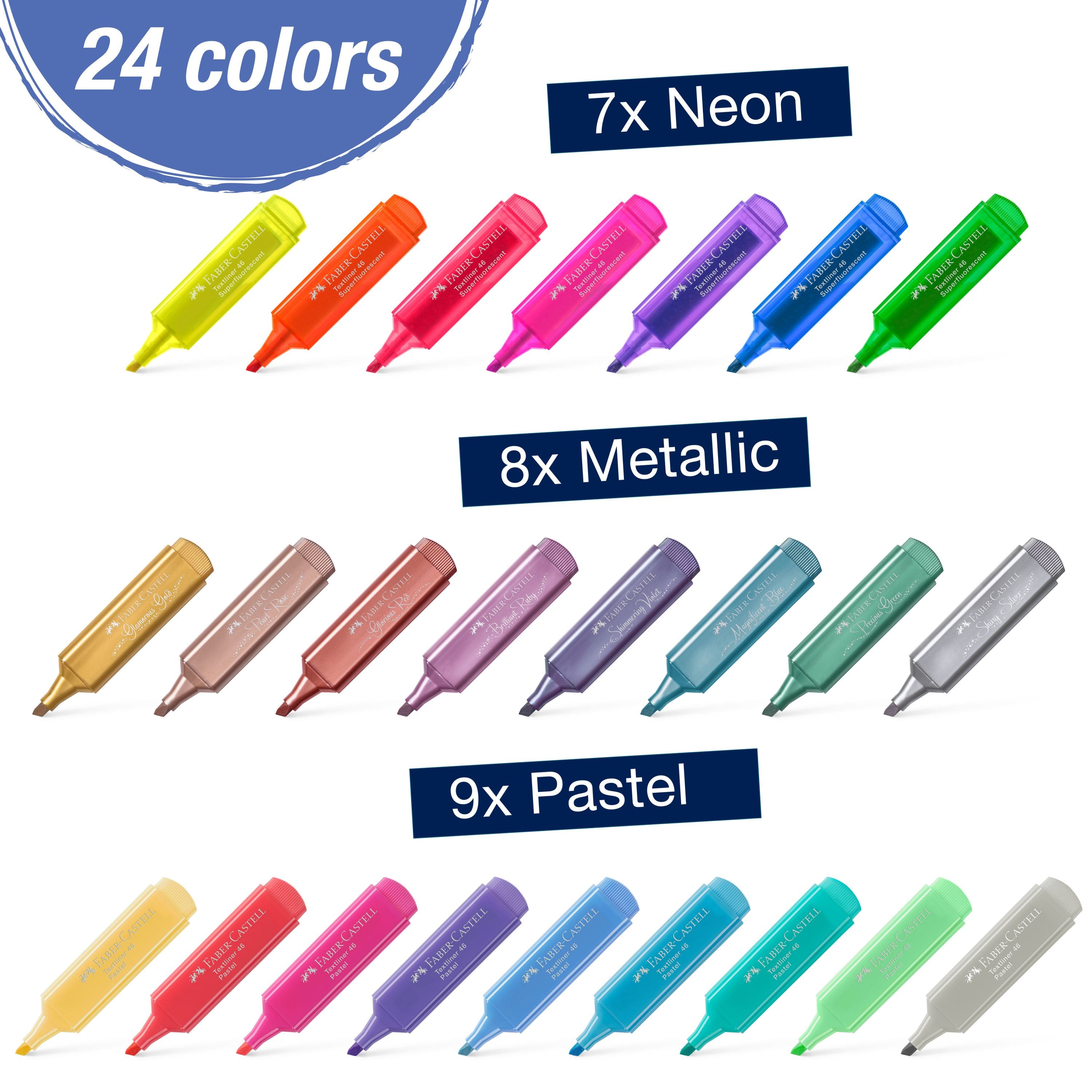 Faber-Castell&#xAE; Textliner 24 Color Desk Set