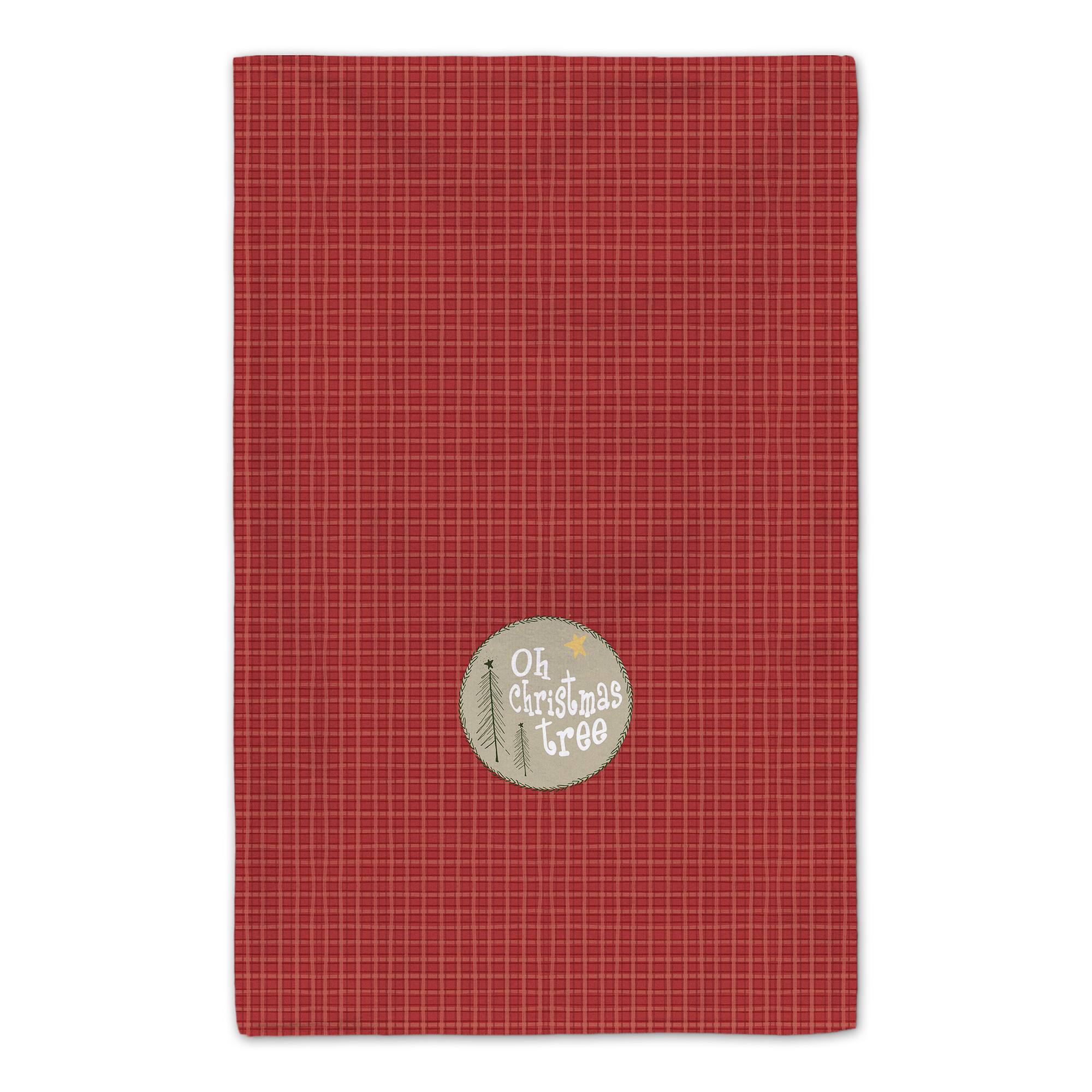 Christmas Quilt Pattern Tea Towel Set