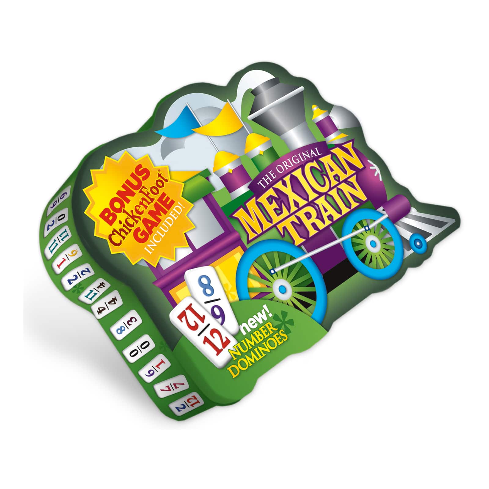 Puremco The Original Mexican Train Deluxe Set with Bonus Chickenfoot&#xAE; Game