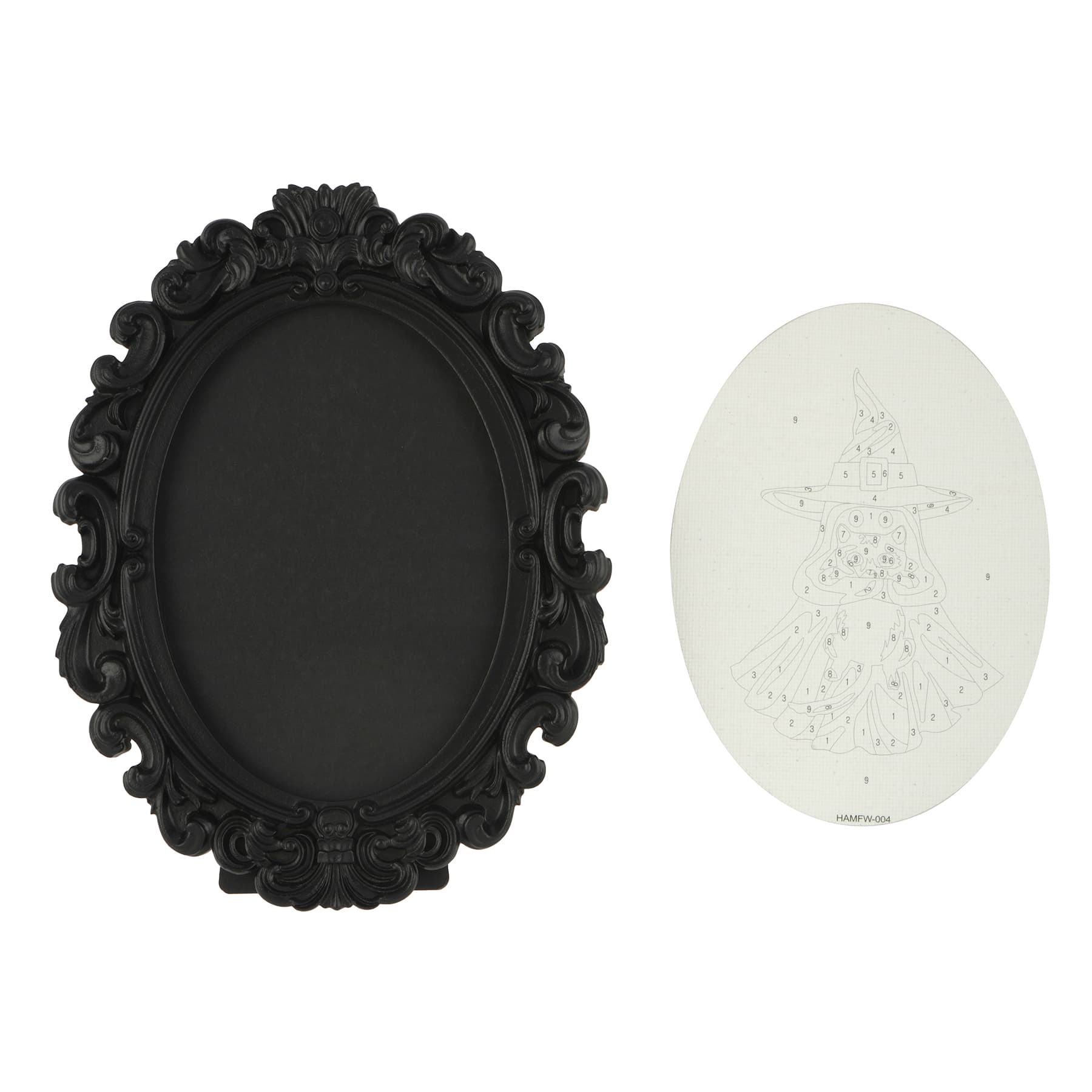 Mini Ghost with Cat Framed Paint-by-Number Kit by Artist&#x27;s Loft&#xAE;