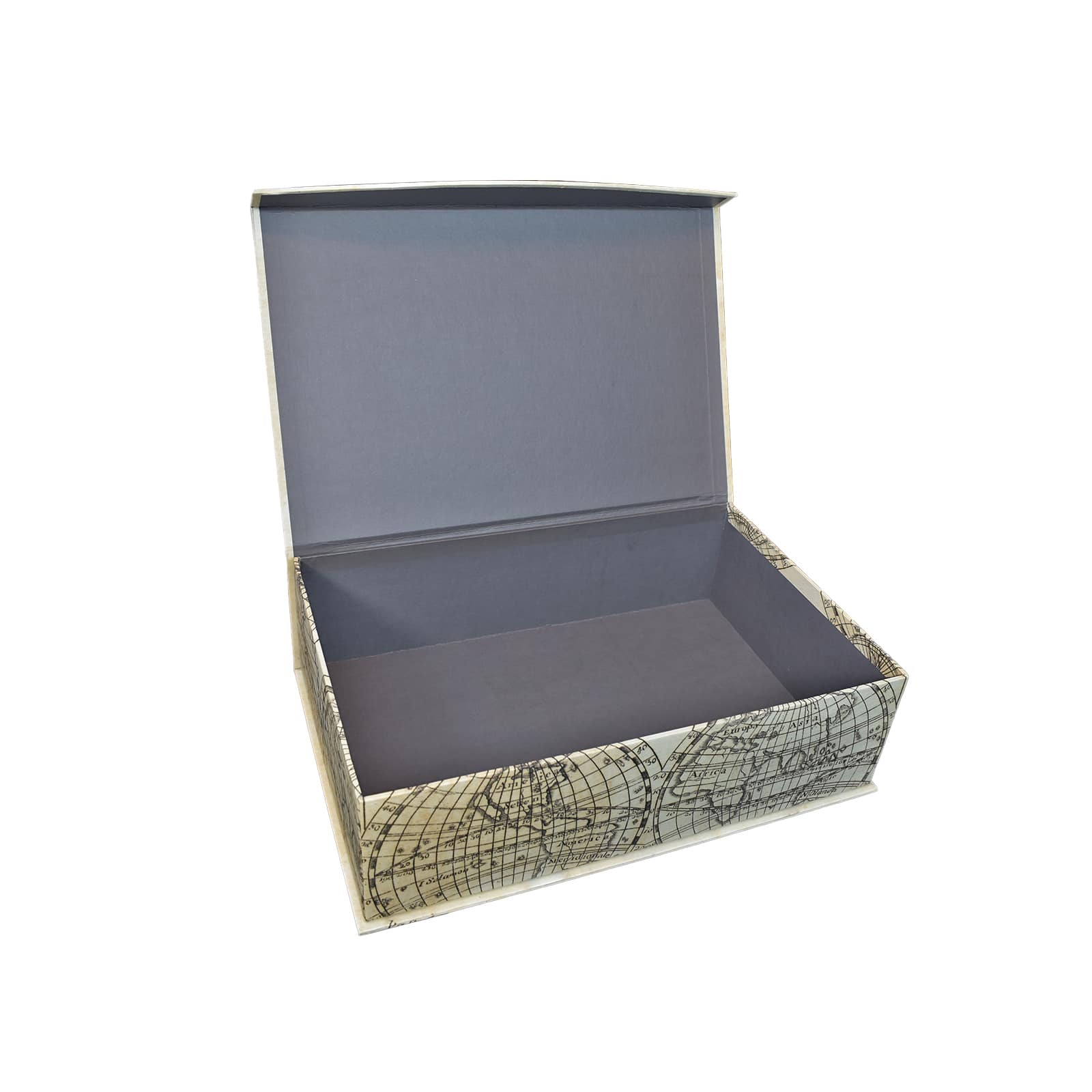 Medium Map Flip Top Decorative Box by Ashland&#xAE;