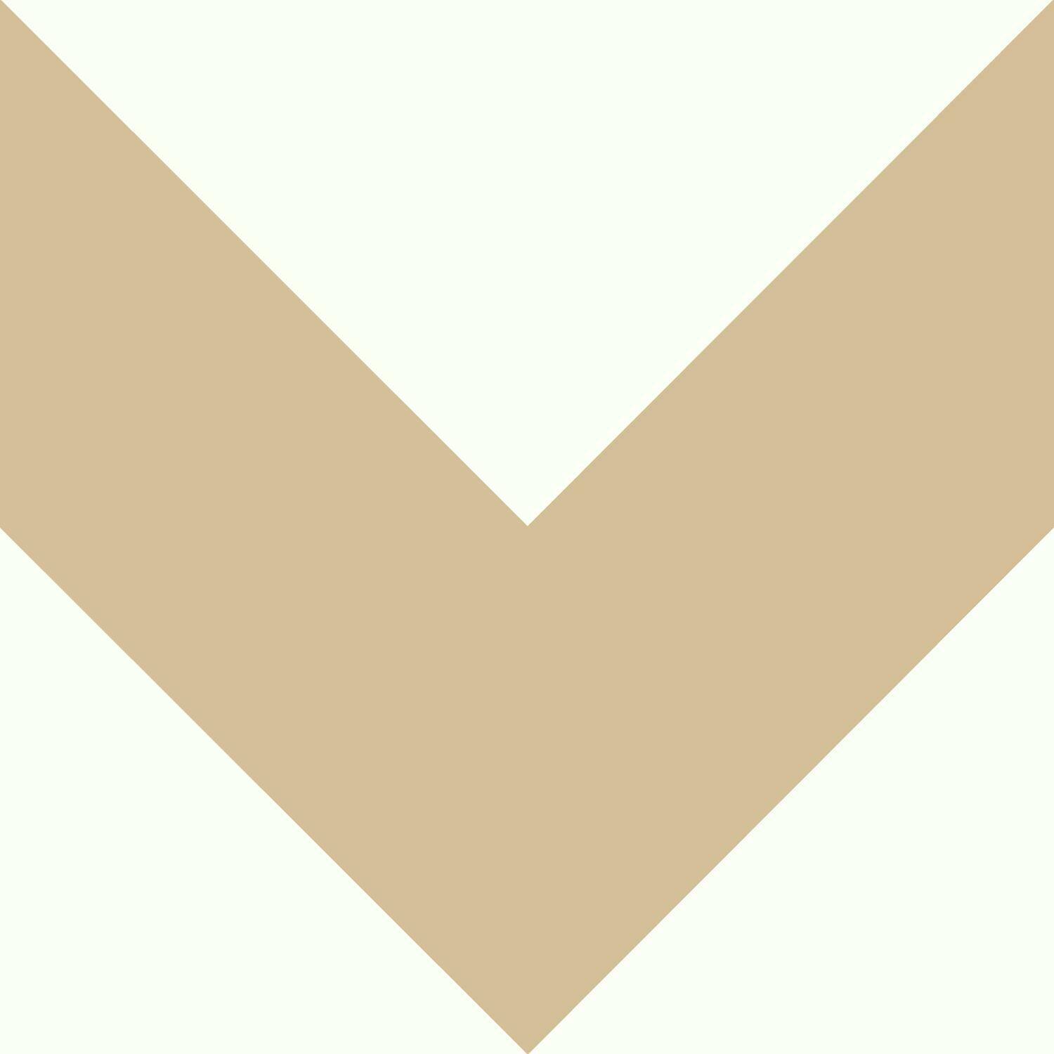 RoomMates Gold Large Chevron Peel & Stick Wallpaper