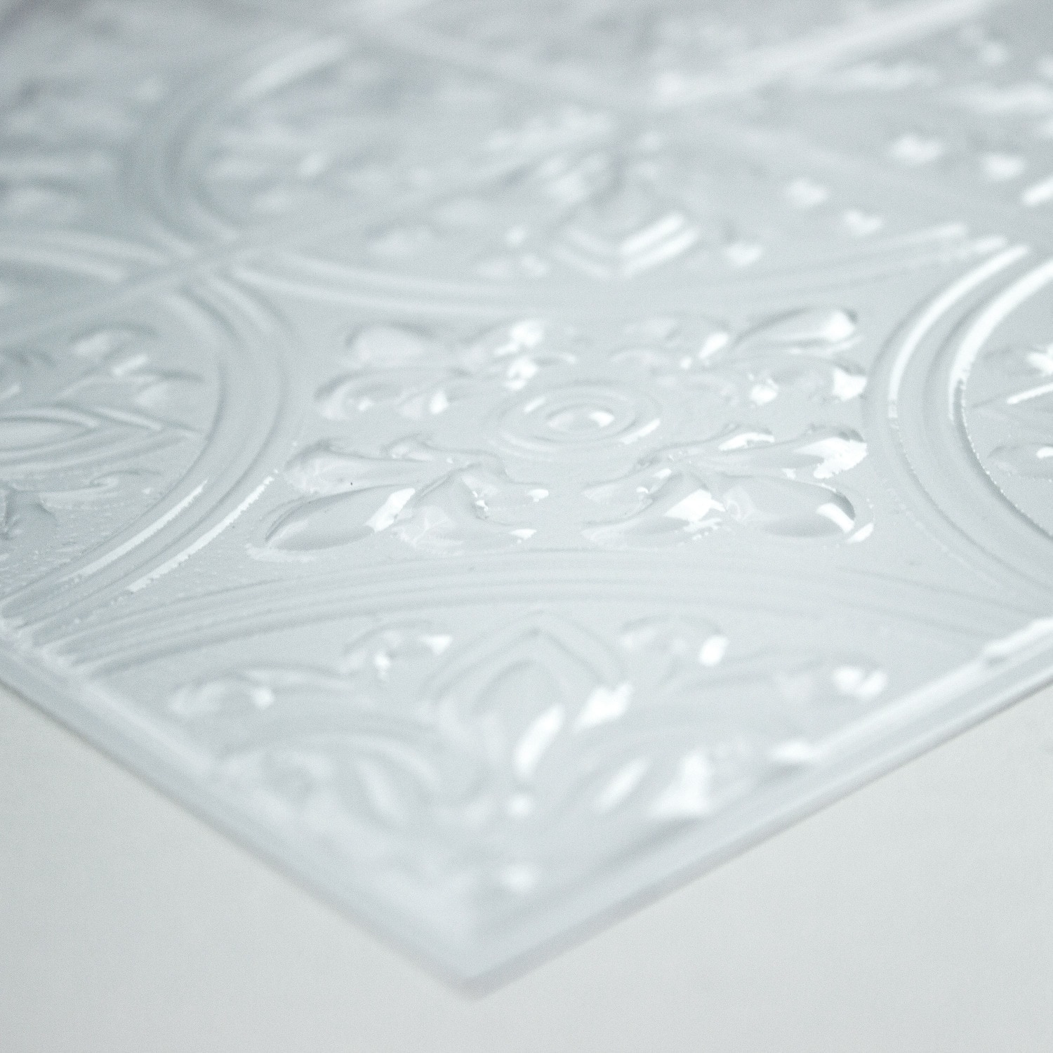 RoomMates Bright White Tin Tile Peel & Stick Backsplash