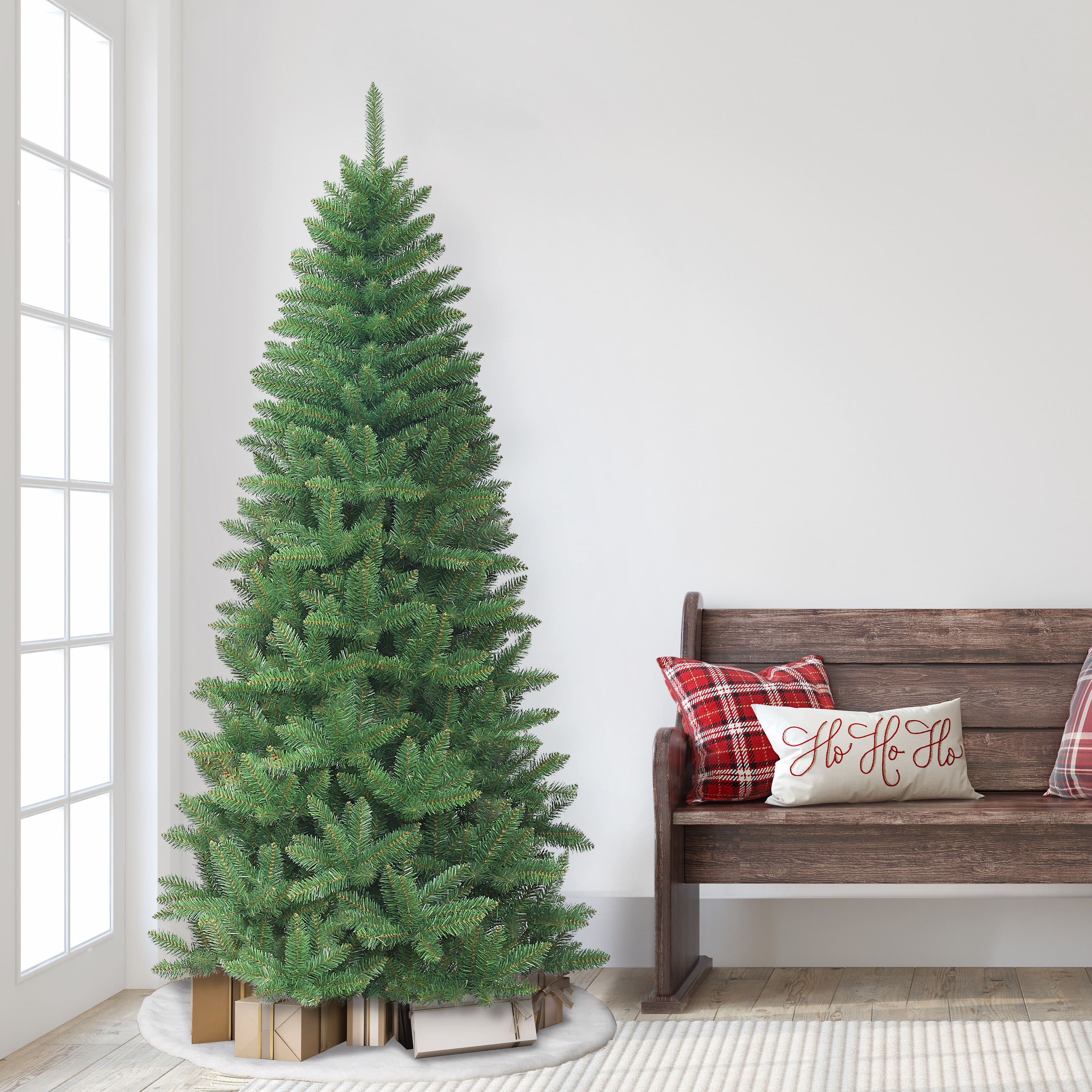 7ft. Unlit Carson Artificial Pine Christmas Tree