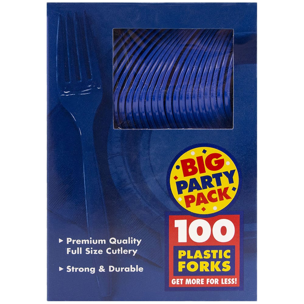 JAM Paper Premium Plastic Forks, 100ct.