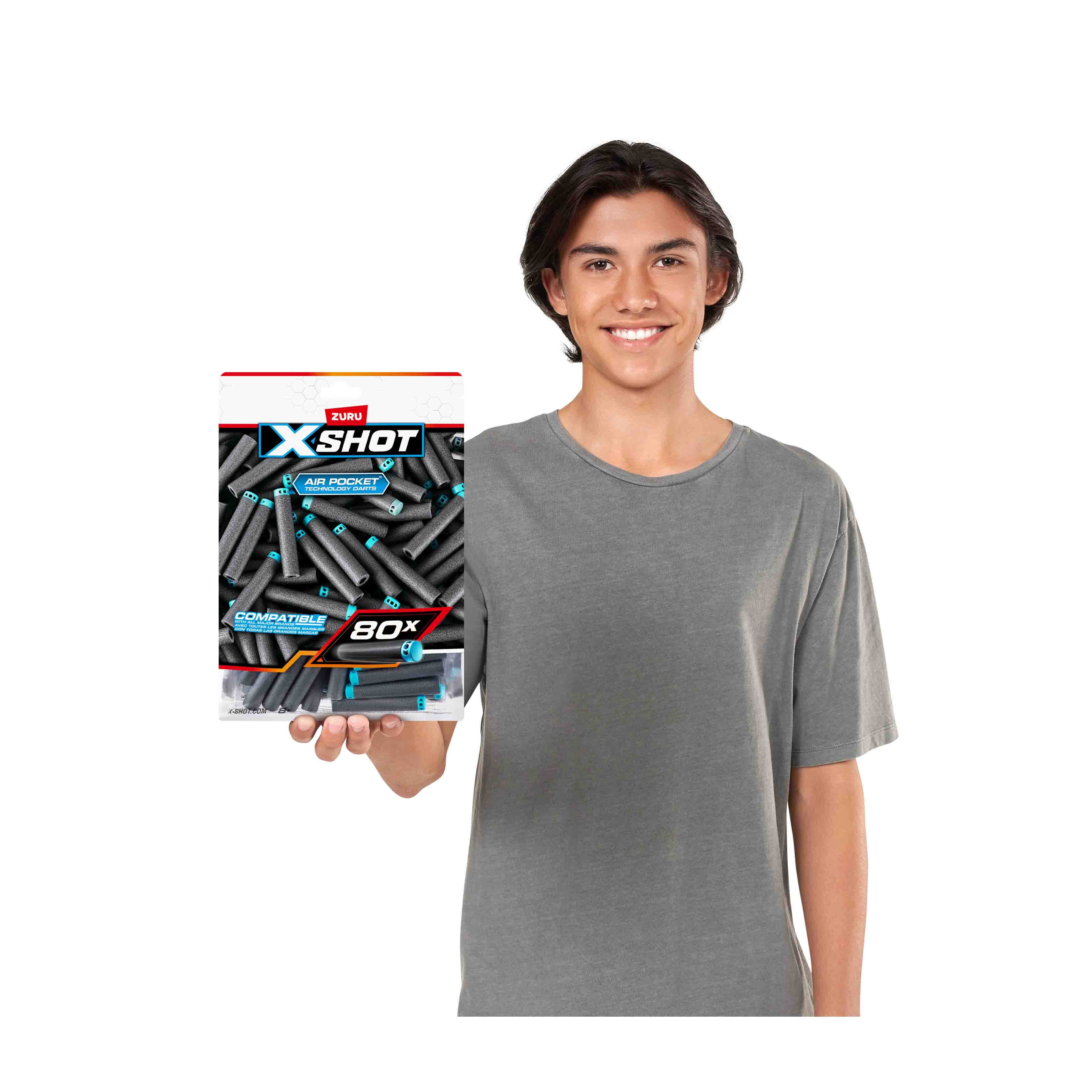 Zuru X-Shot Foam Darts Refill Pack, 80ct.